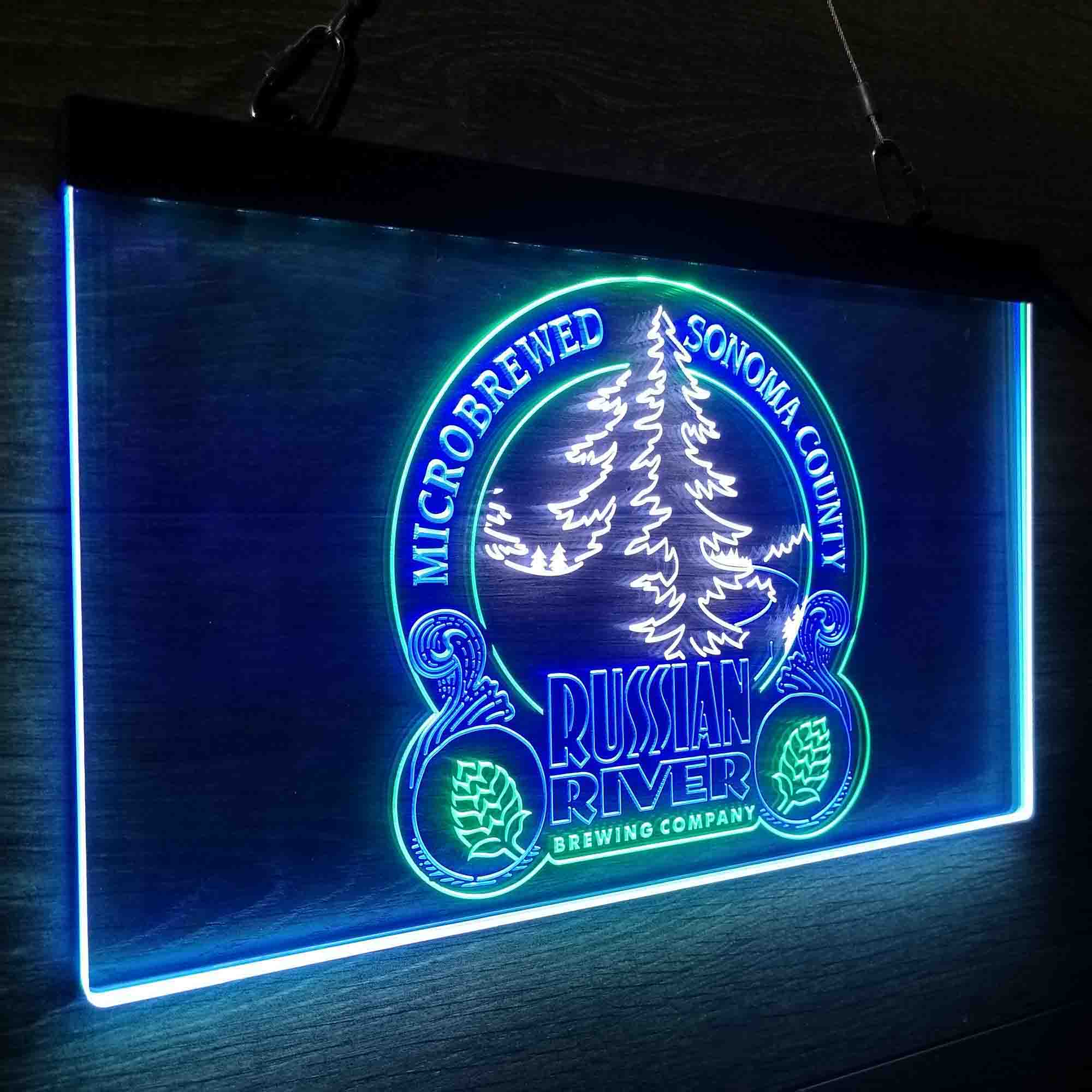 Russian River Brewing Co. Neon LED Sign 3 Colors