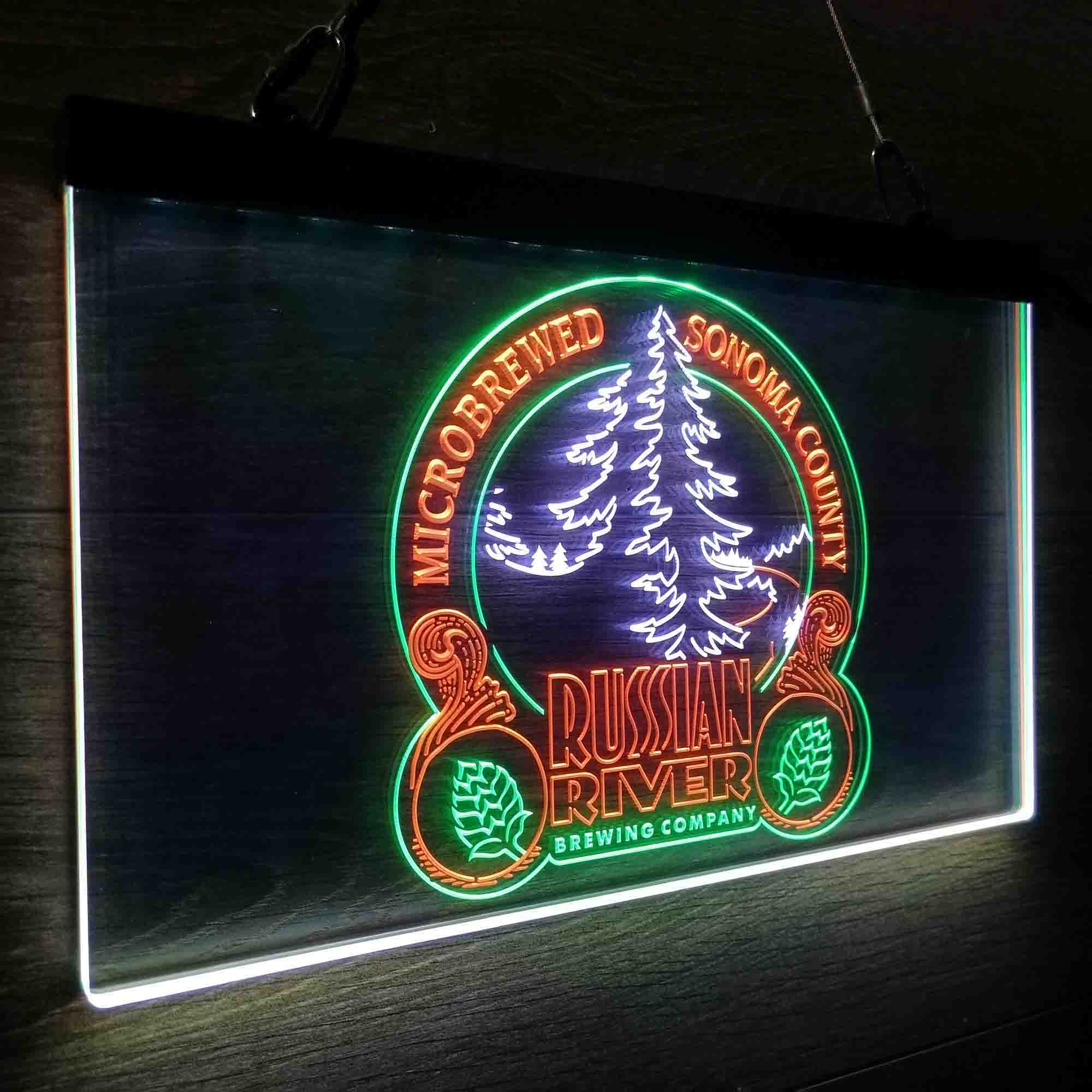 Russian River Brewing Co. Neon LED Sign 3 Colors