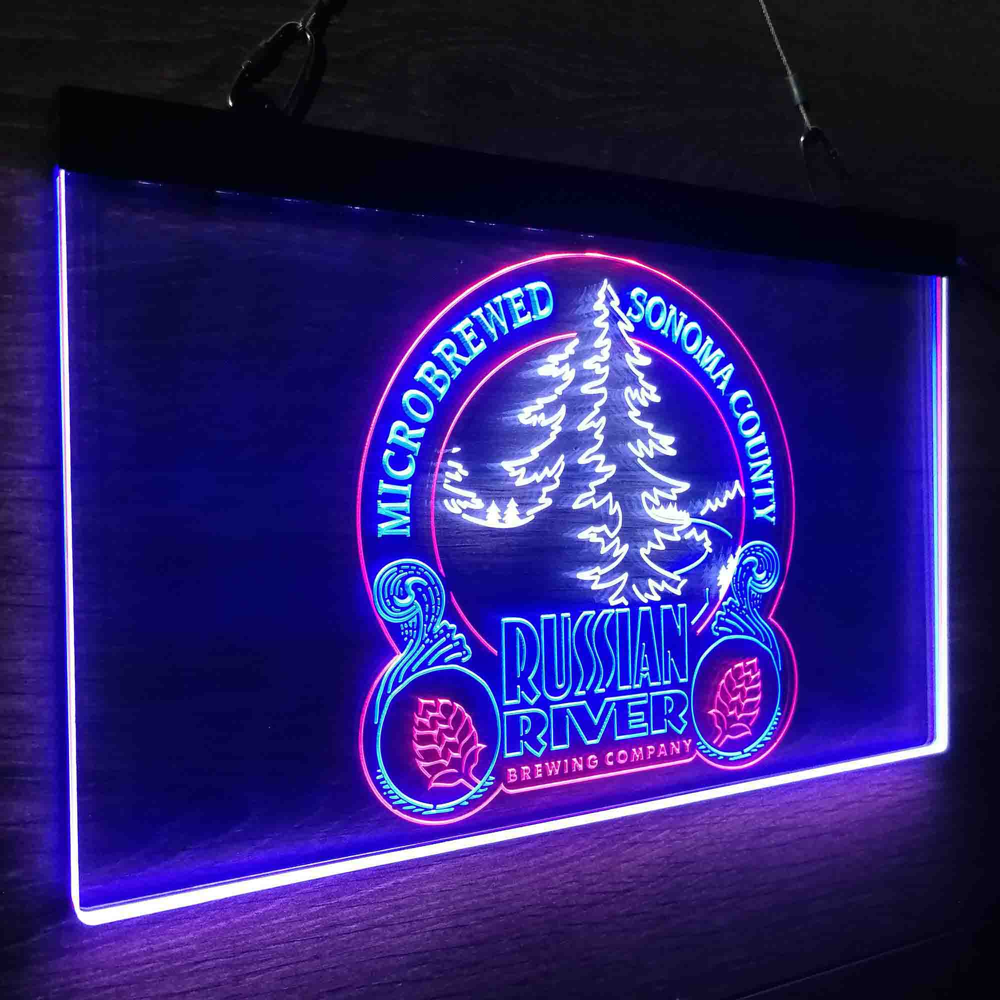 Russian River Brewing Co. Neon LED Sign 3 Colors