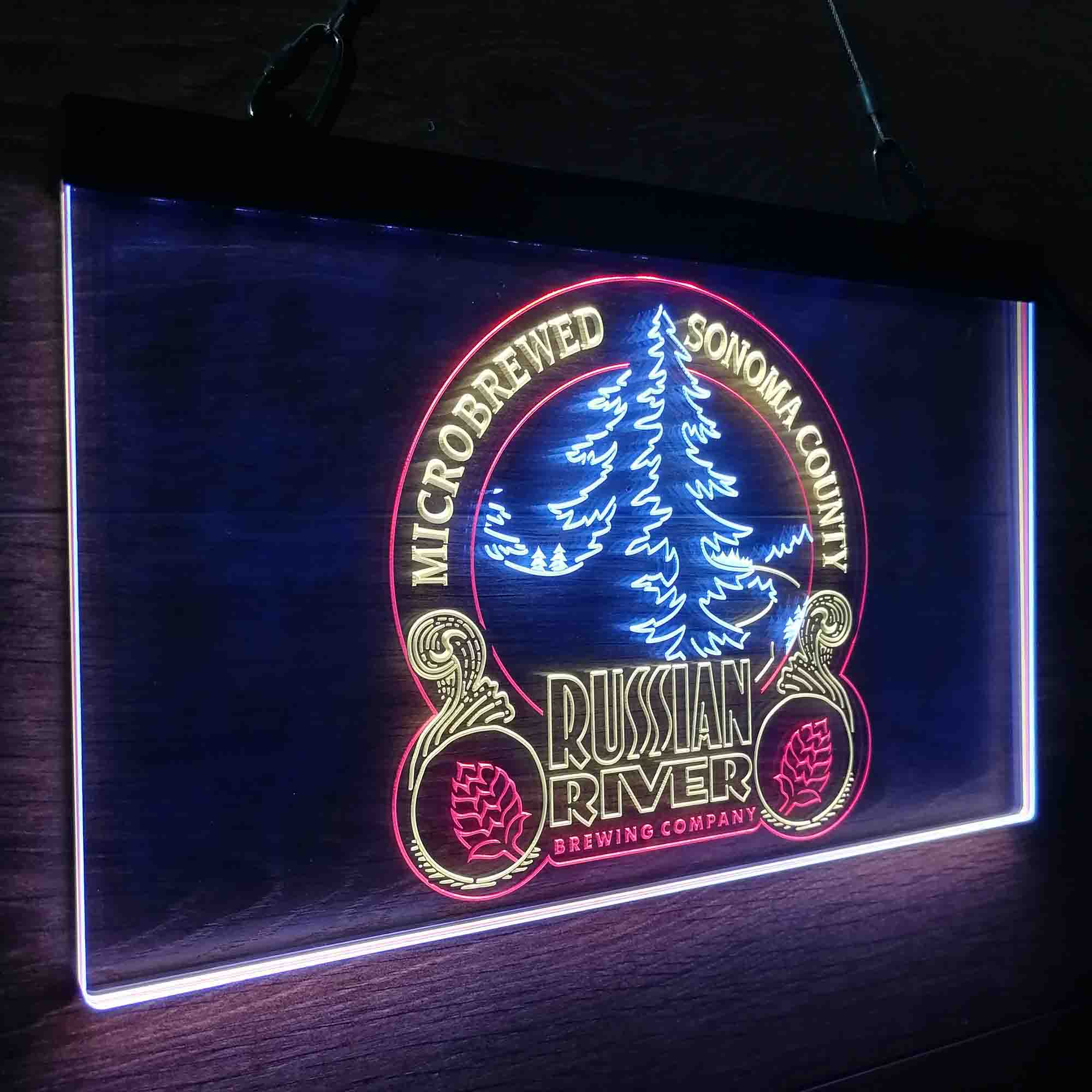 Russian River Brewing Co. Neon LED Sign 3 Colors