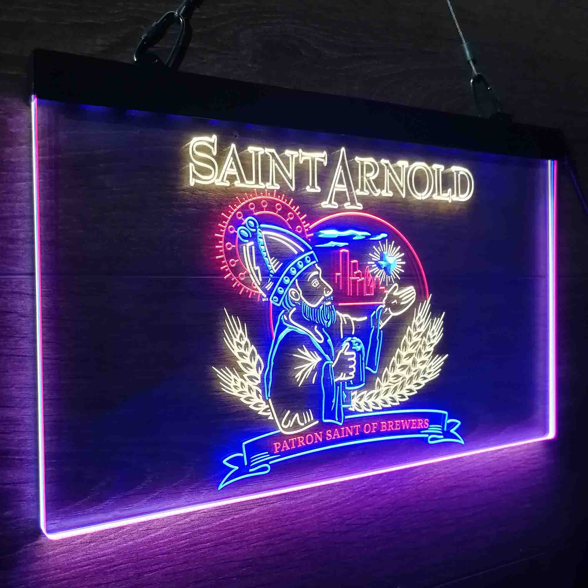 Saint Arnold Brewing Co. Neon LED Sign 3 Colors