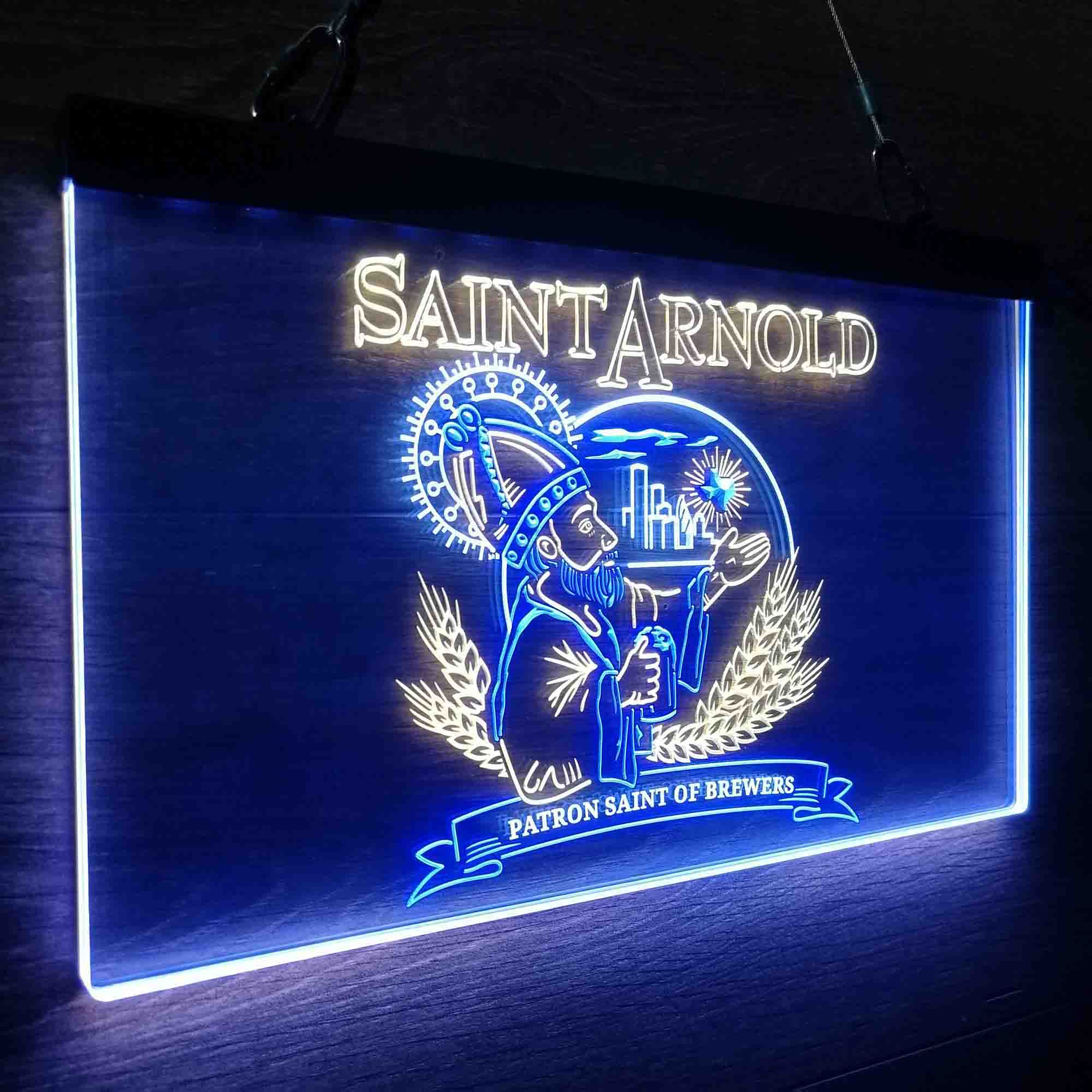 Saint Arnold Brewing Co. Neon LED Sign 3 Colors