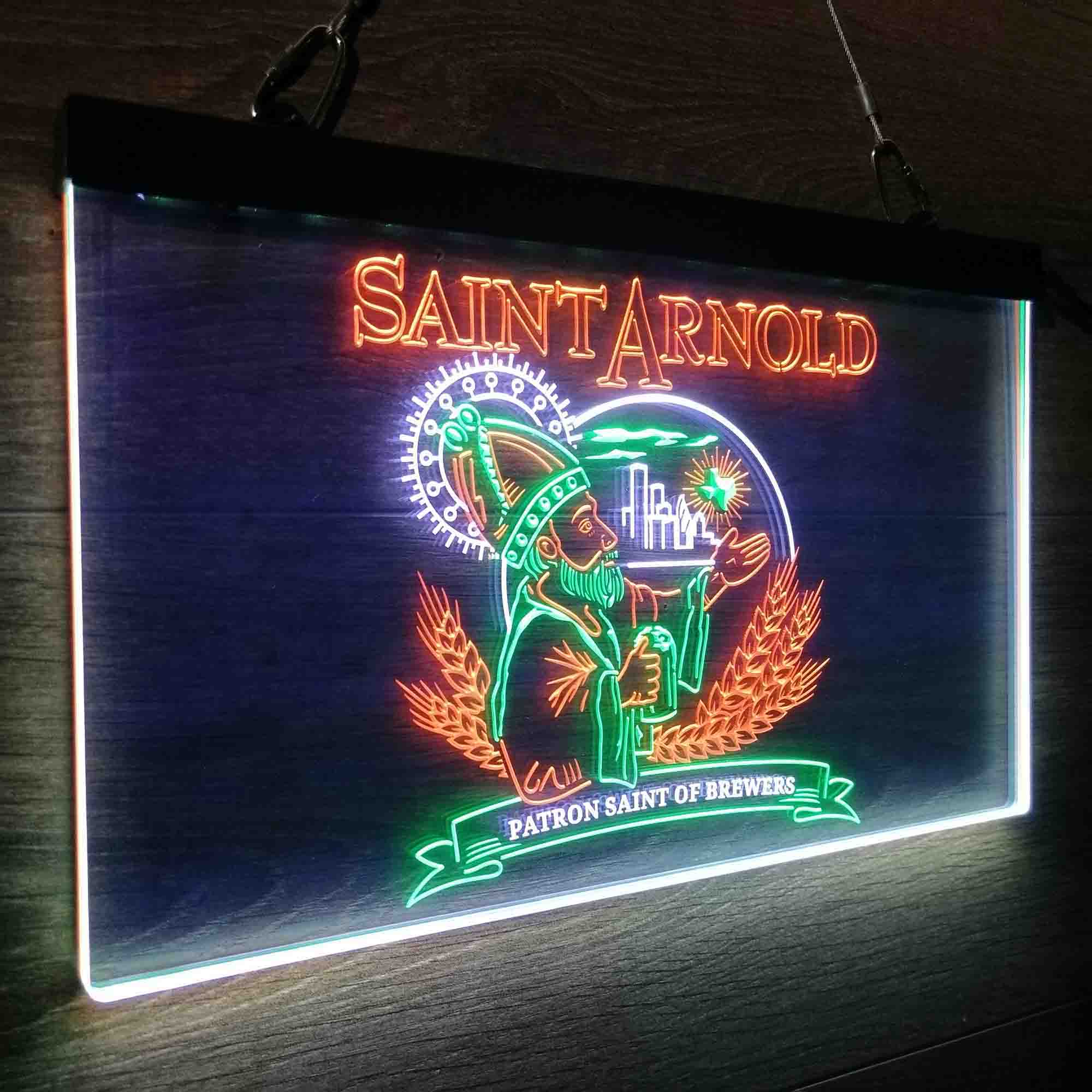 Saint Arnold Brewing Co. Neon LED Sign 3 Colors