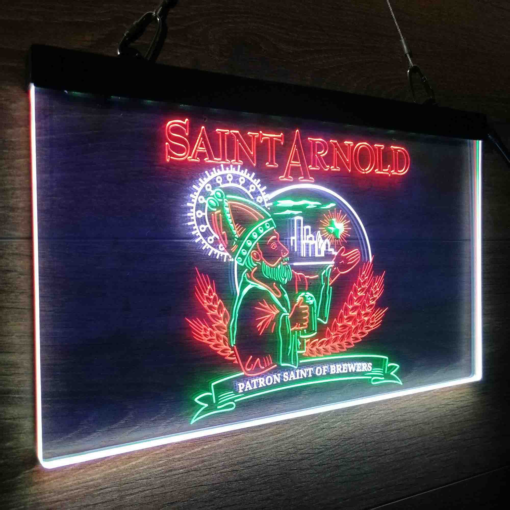 Saint Arnold Brewing Co. Neon LED Sign 3 Colors