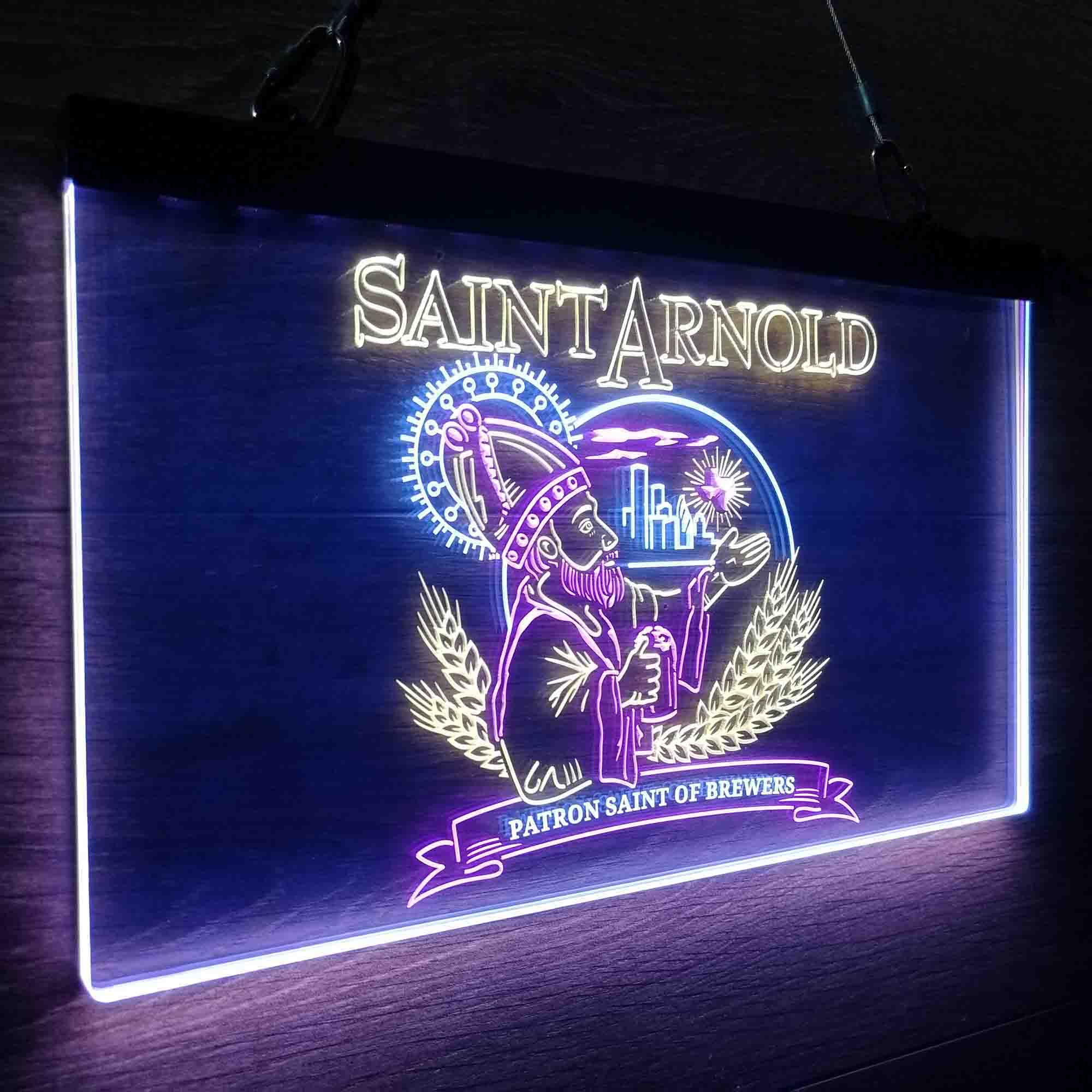 Saint Arnold Brewing Co. Neon LED Sign 3 Colors