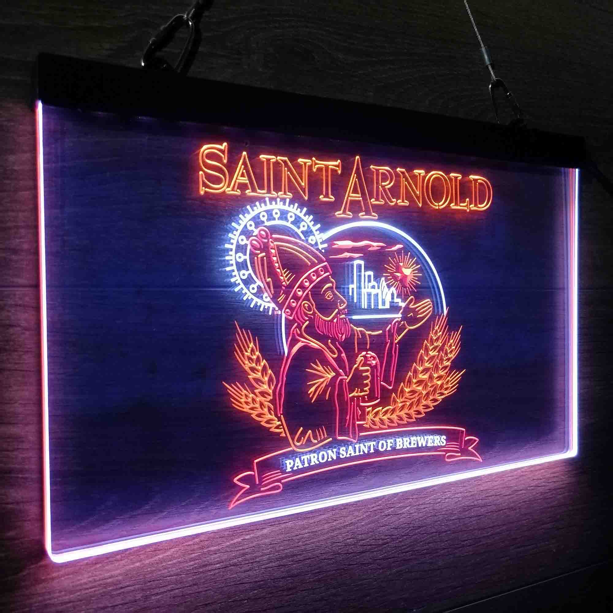 Saint Arnold Brewing Co. Neon LED Sign 3 Colors