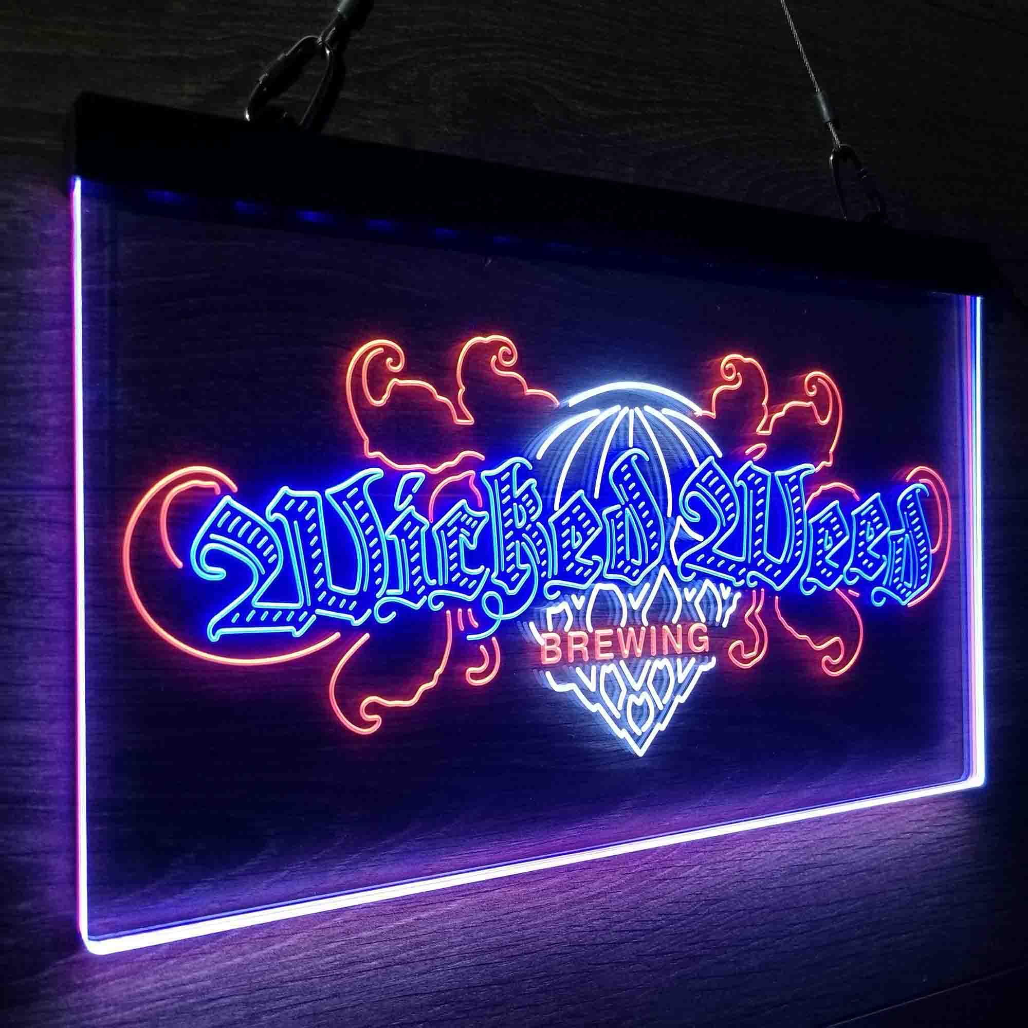 Wicked Weed Brewing Co. Neon LED Sign 3 Colors