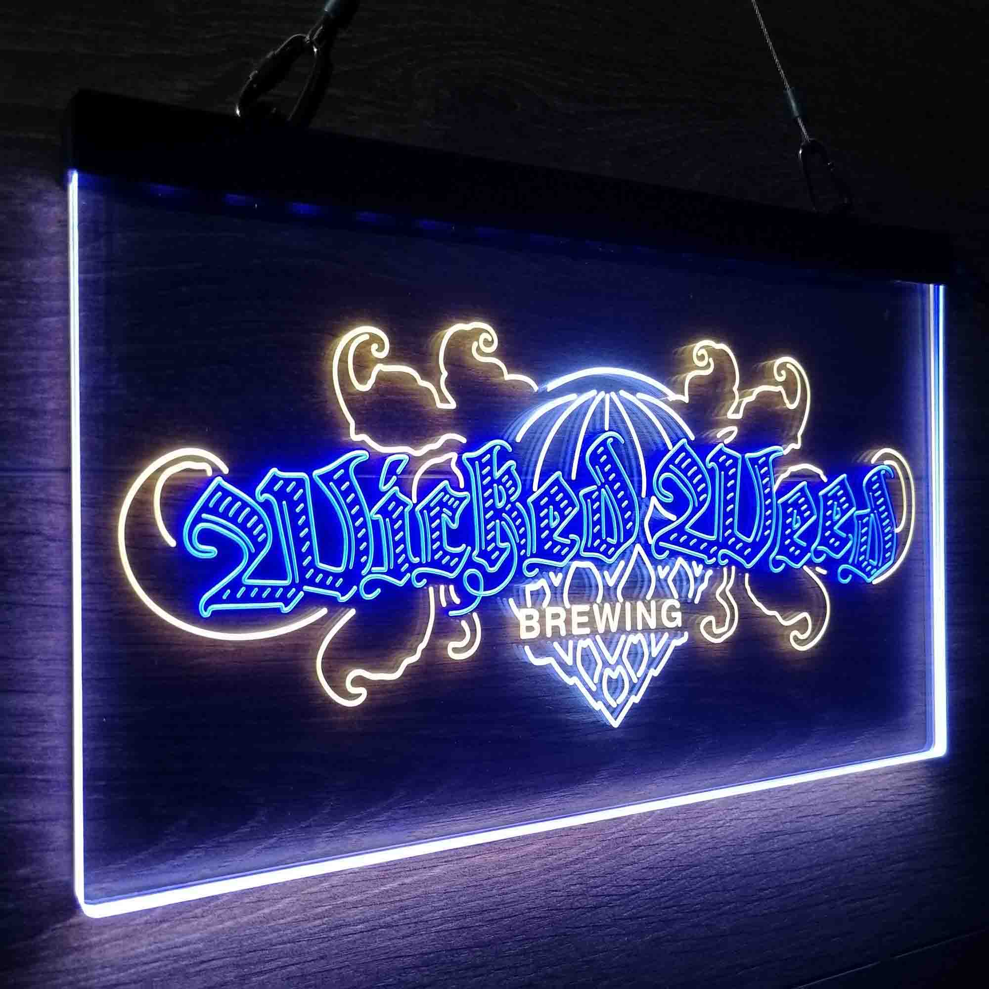 Wicked Weed Brewing Co. Neon LED Sign 3 Colors