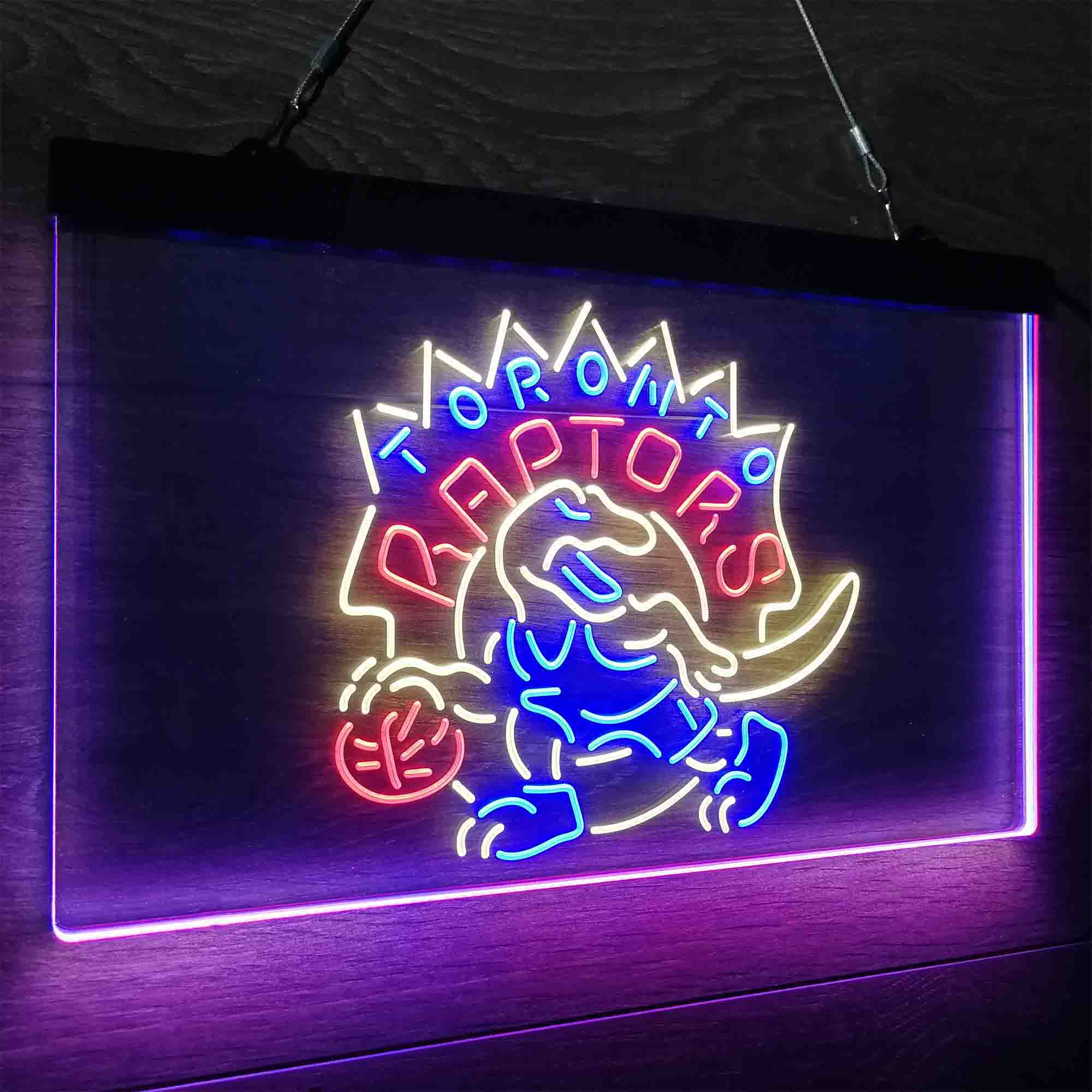 Toronto Raptors Basketball Neon LED Sign 3 Colors