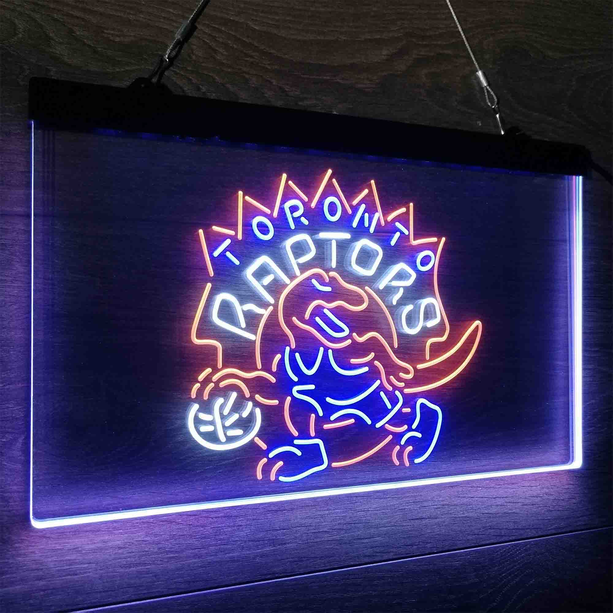 Toronto Raptors Basketball Neon LED Sign 3 Colors