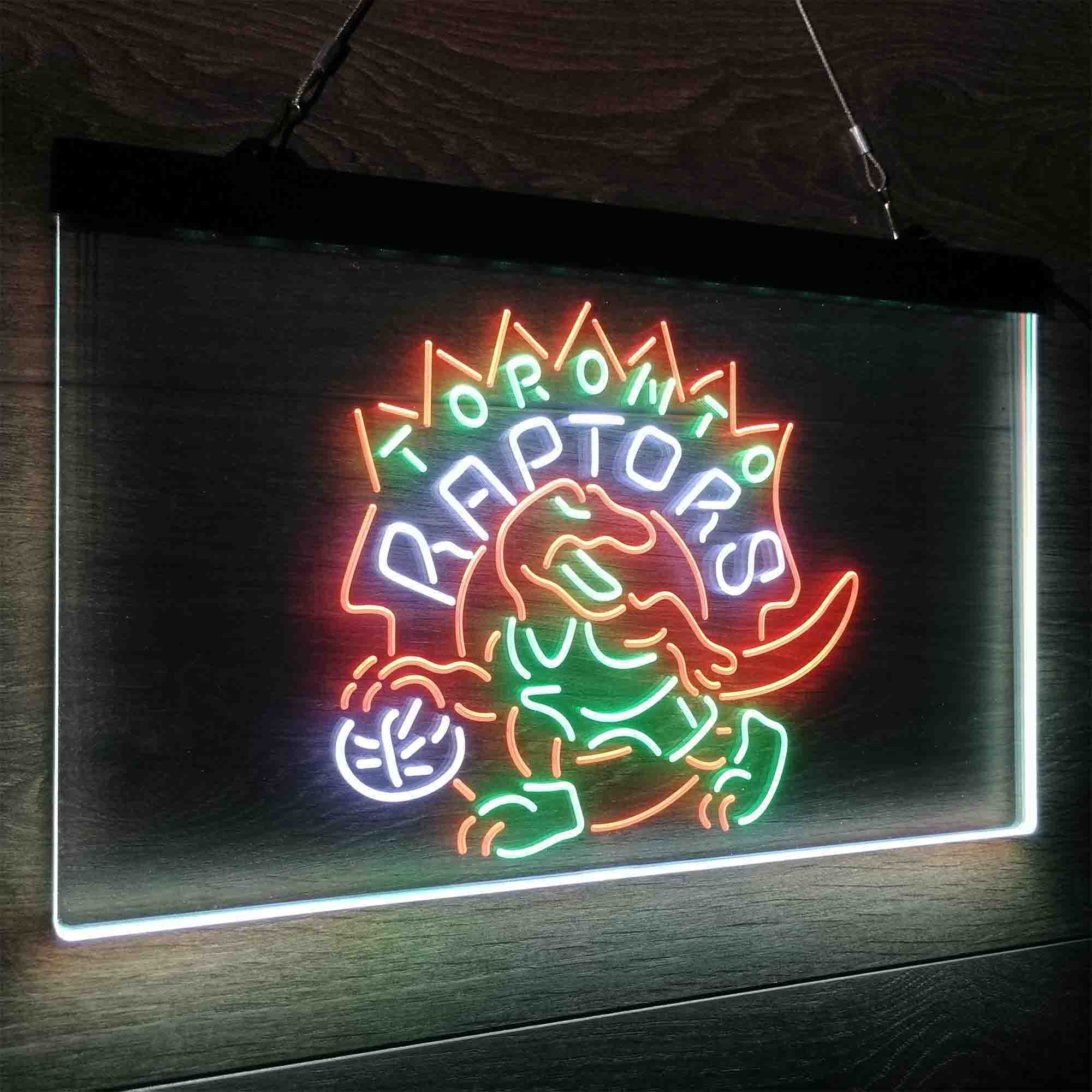 Toronto Raptors Basketball Neon LED Sign 3 Colors