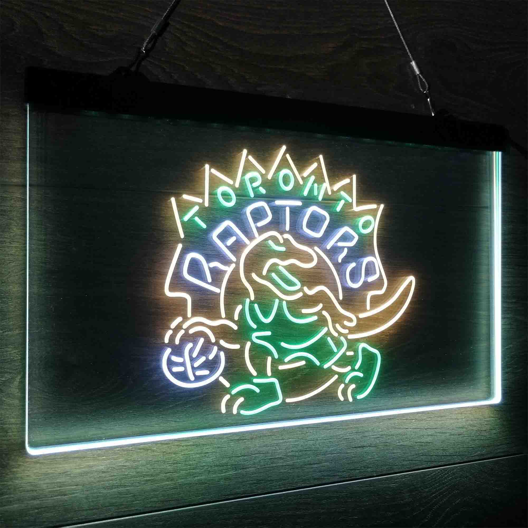 Toronto Raptors Basketball Neon LED Sign 3 Colors