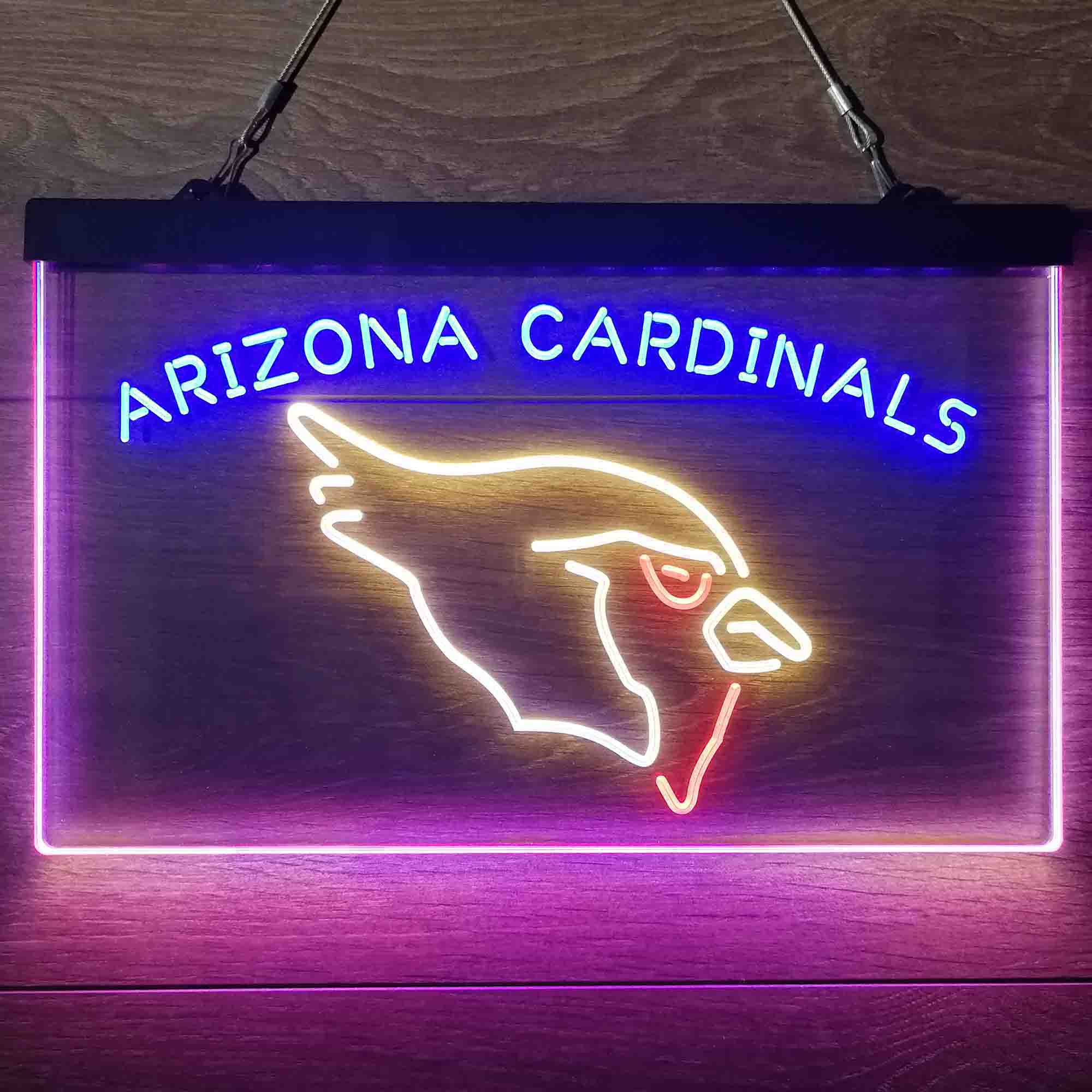 Arizona Cardinals  Neon 3-Color LED Light Sign