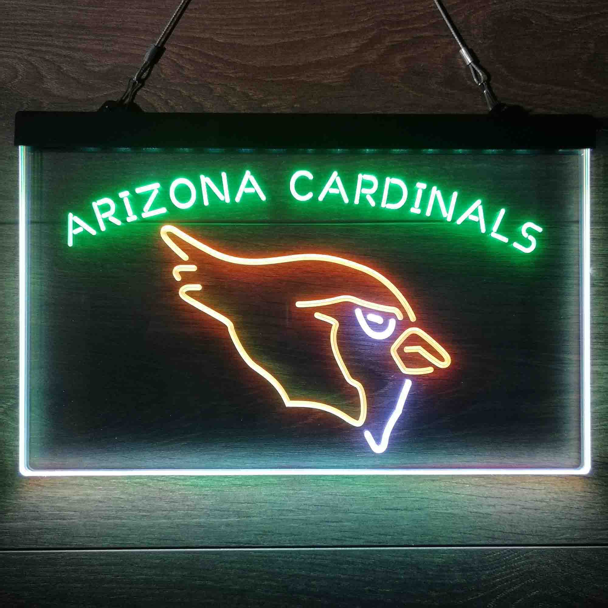 Arizona Cardinals  Neon 3-Color LED Light Sign