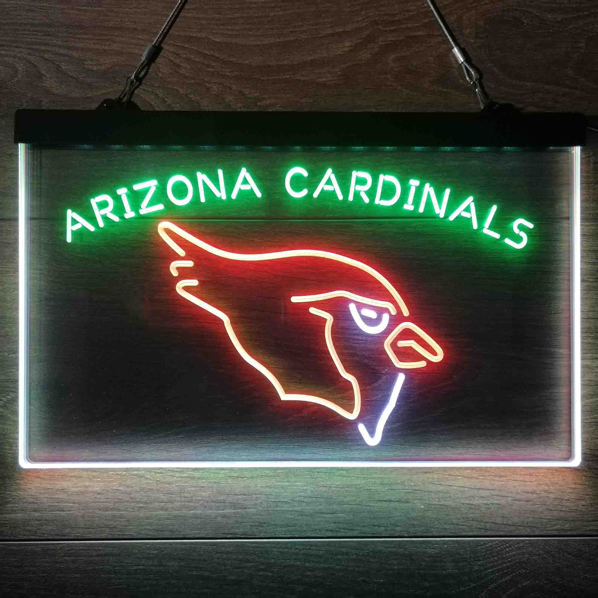 Arizona Cardinals  Neon 3-Color LED Light Sign