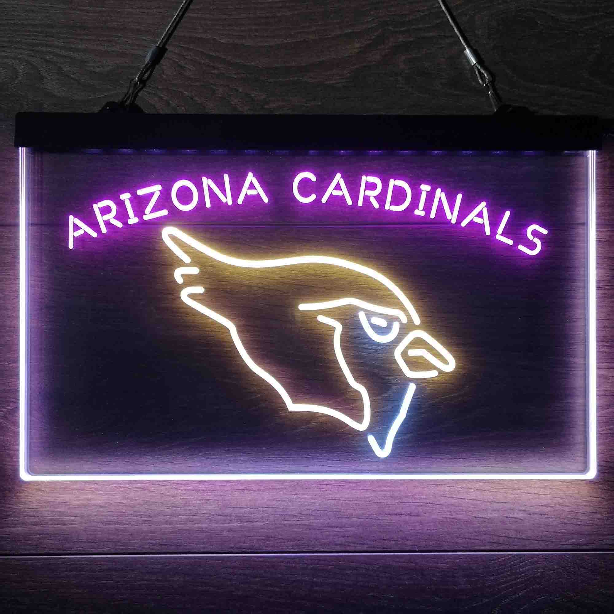 Arizona Cardinals  Neon 3-Color LED Light Sign