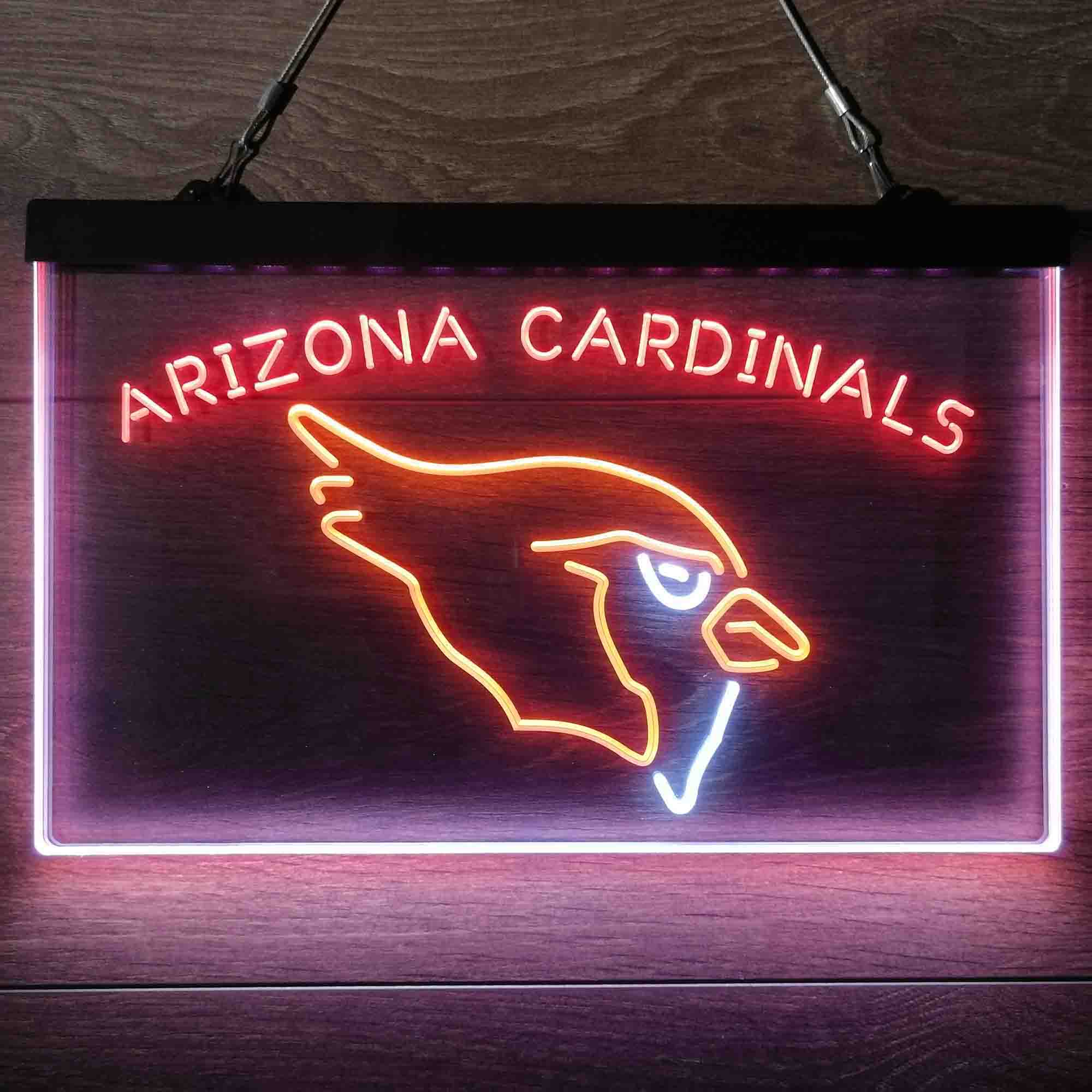 Arizona Cardinals  Neon 3-Color LED Light Sign