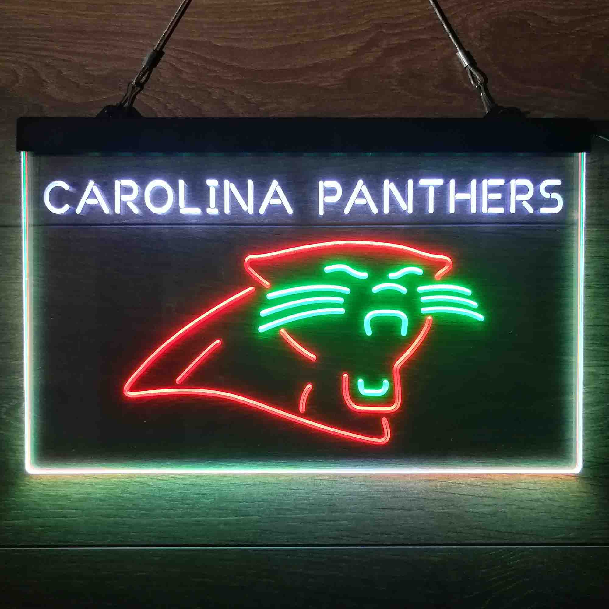 Carolina Panthers  Neon 3-Color Led Light Sign