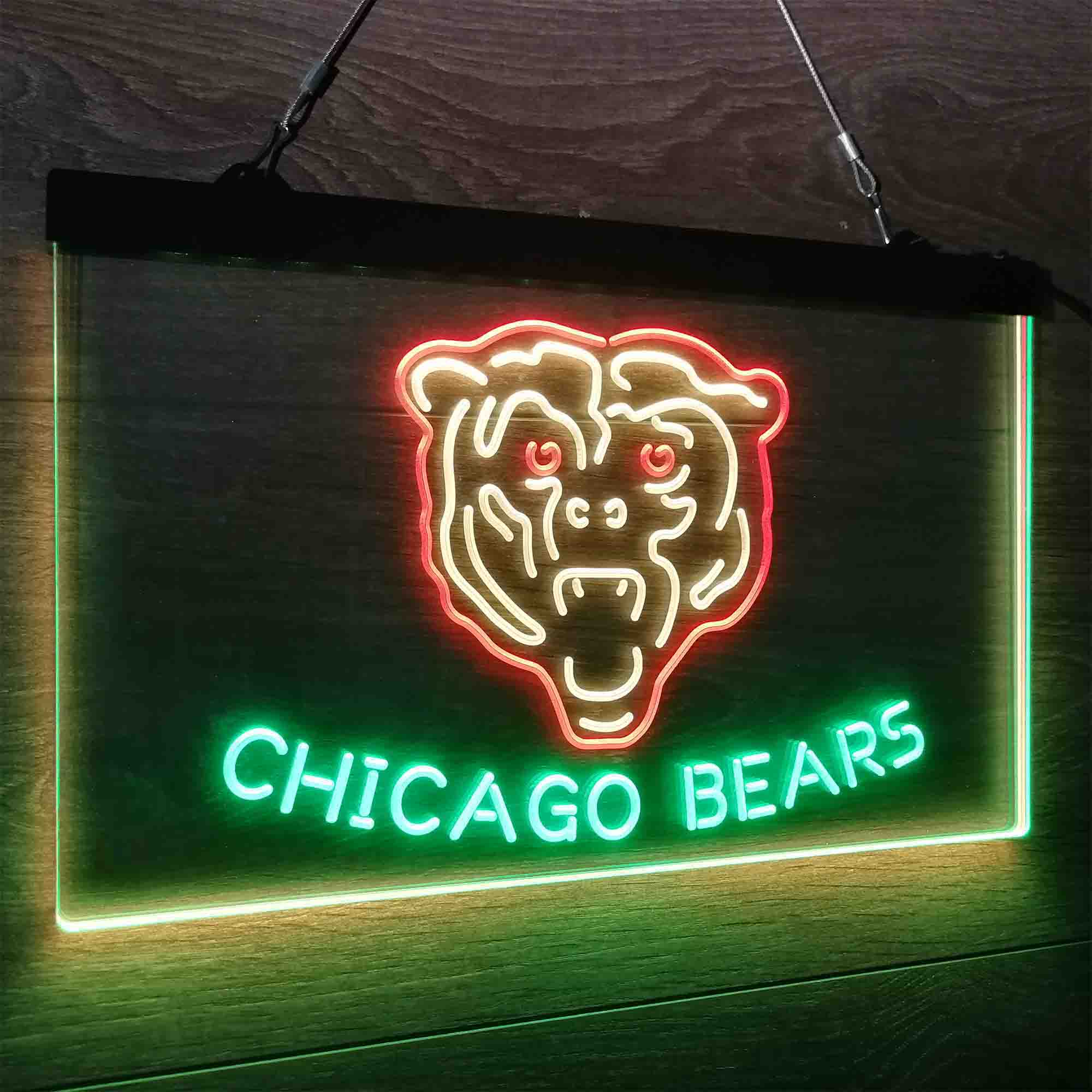 CHI Team Bears Club Neon LED Sign 3 Colors