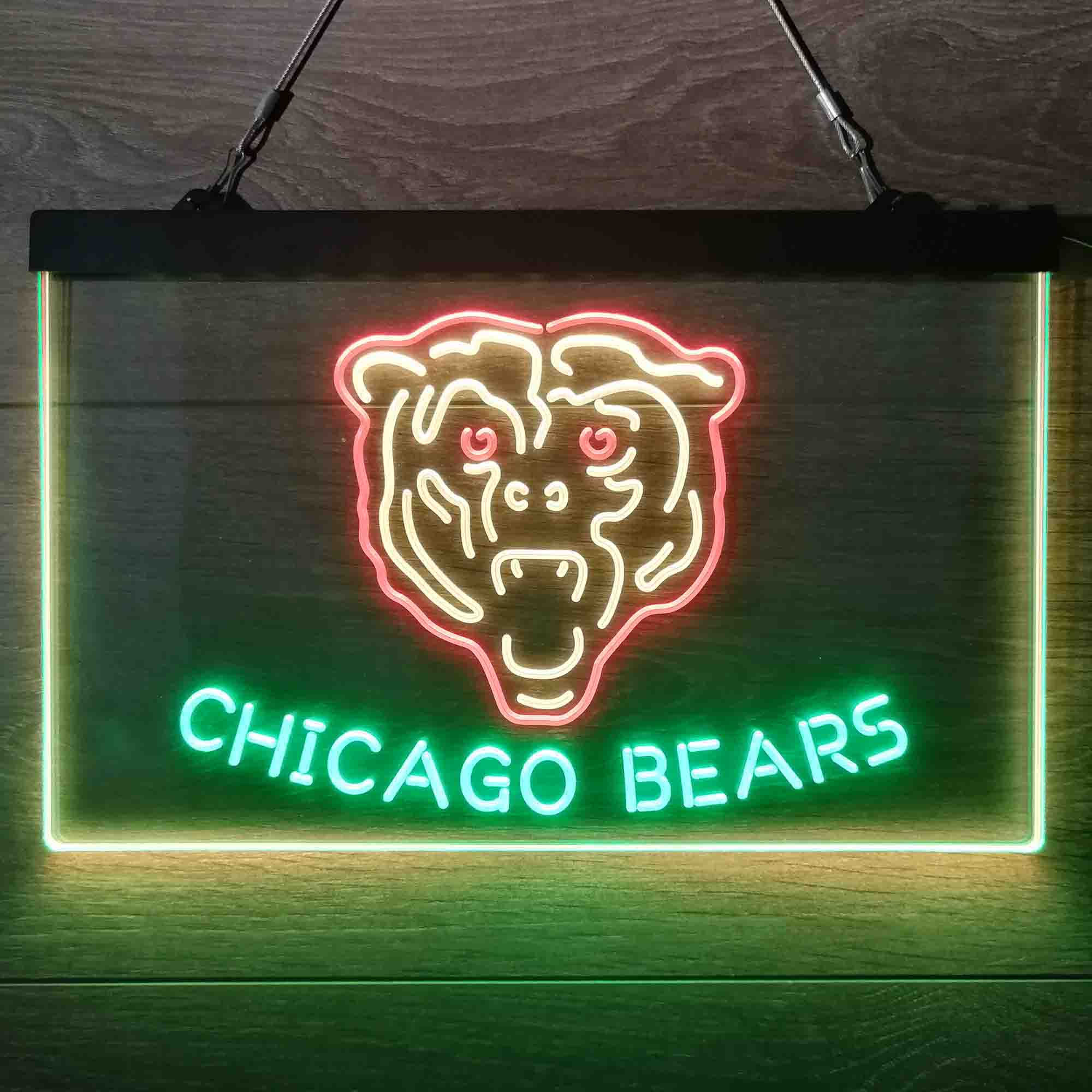 Chicago Bears  Neon 3-Color LED Light Sign