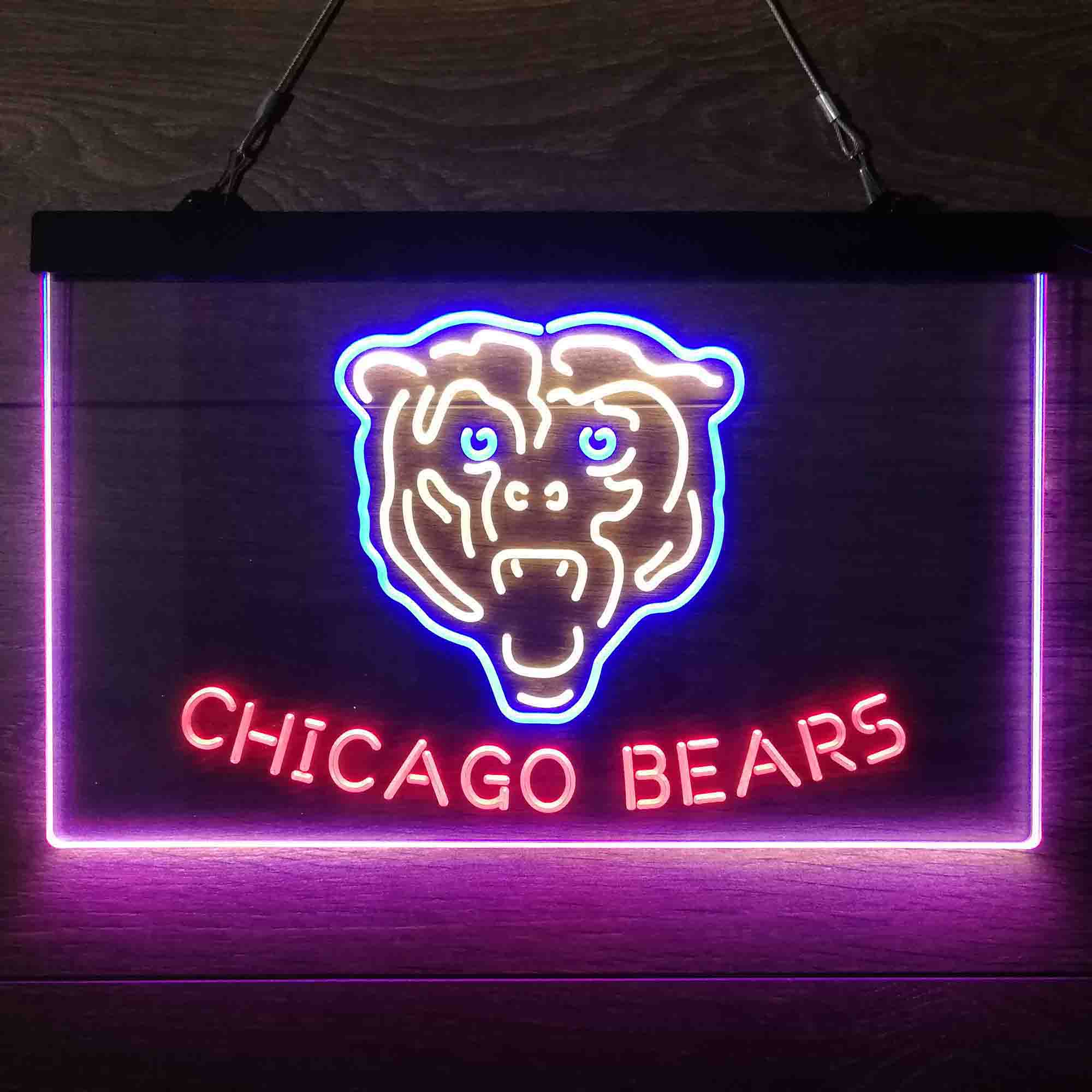 Chicago Bears  Neon 3-Color LED Light Sign