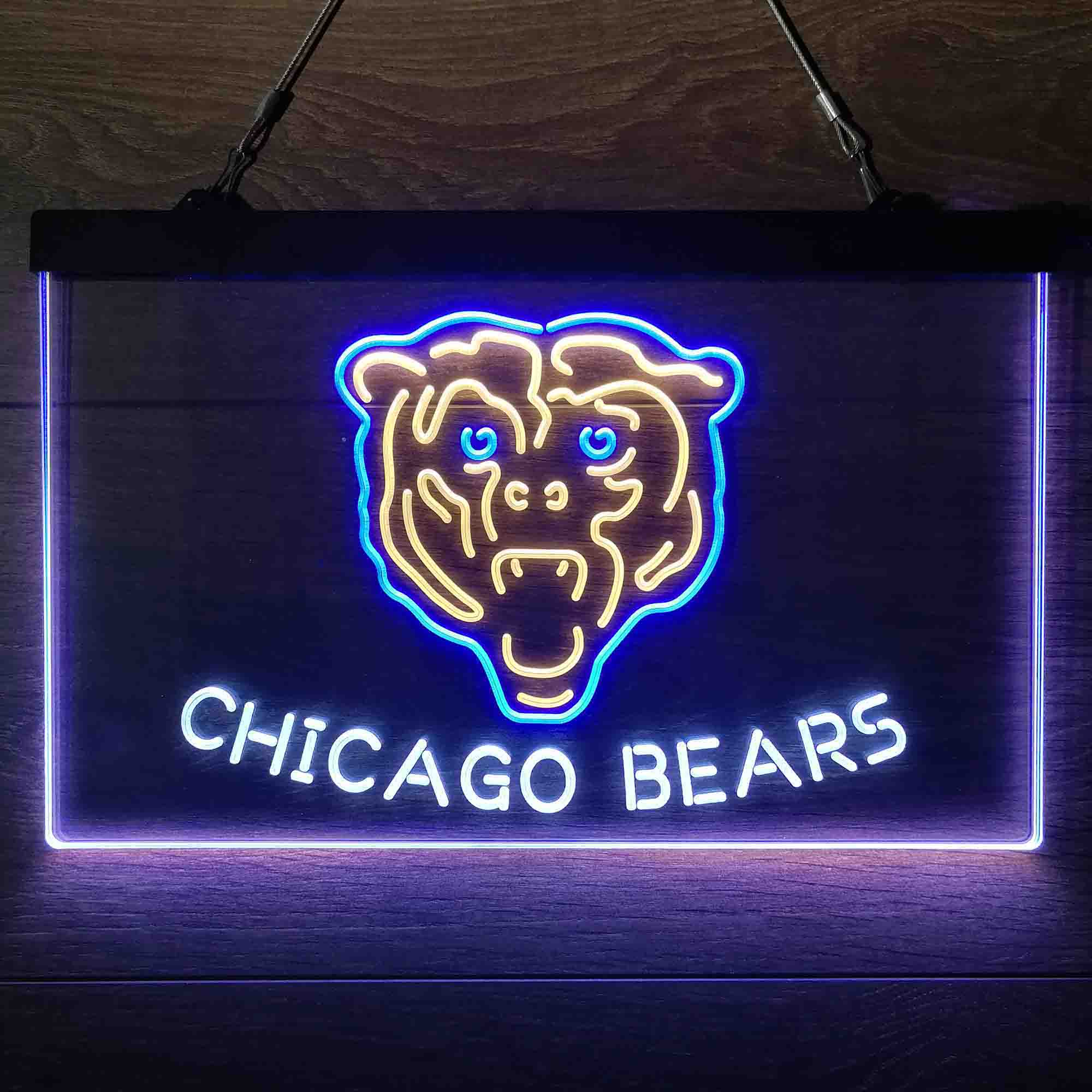 Chicago Bears  Neon 3-Color LED Light Sign