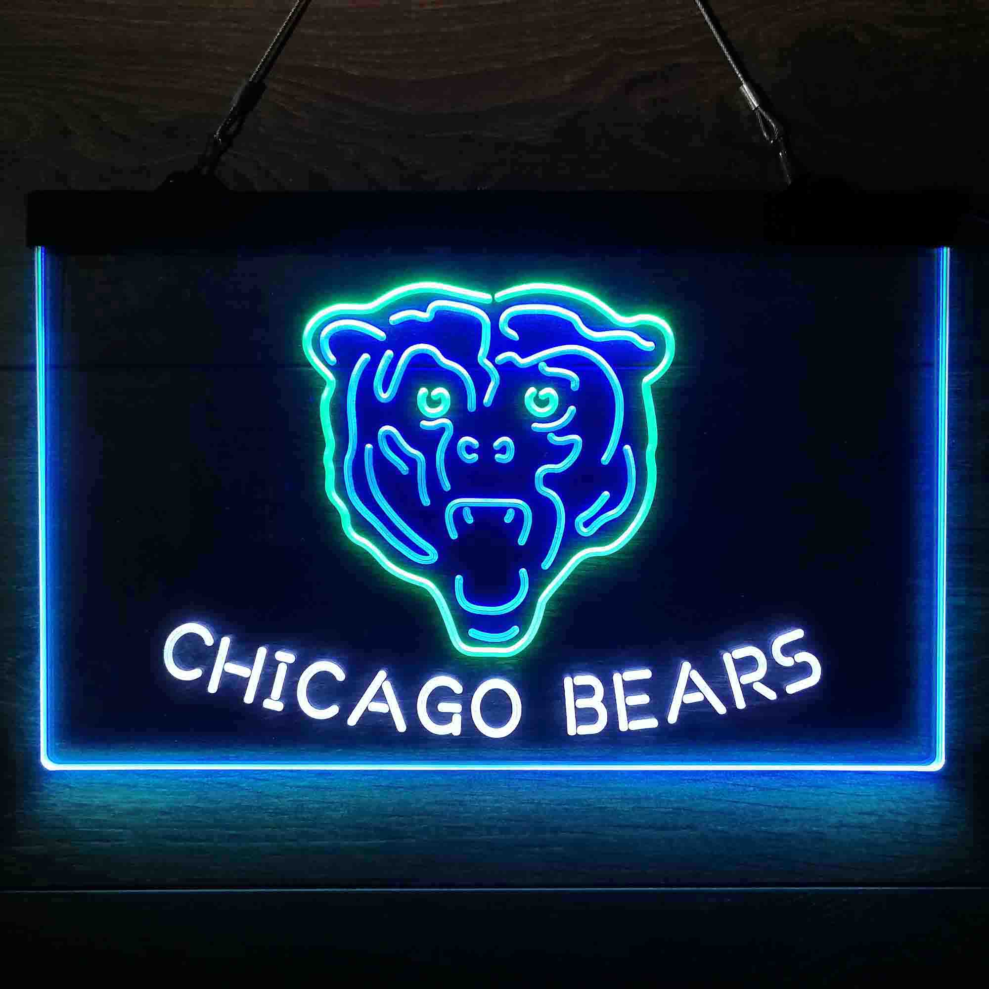 Chicago Bears  Neon 3-Color LED Light Sign