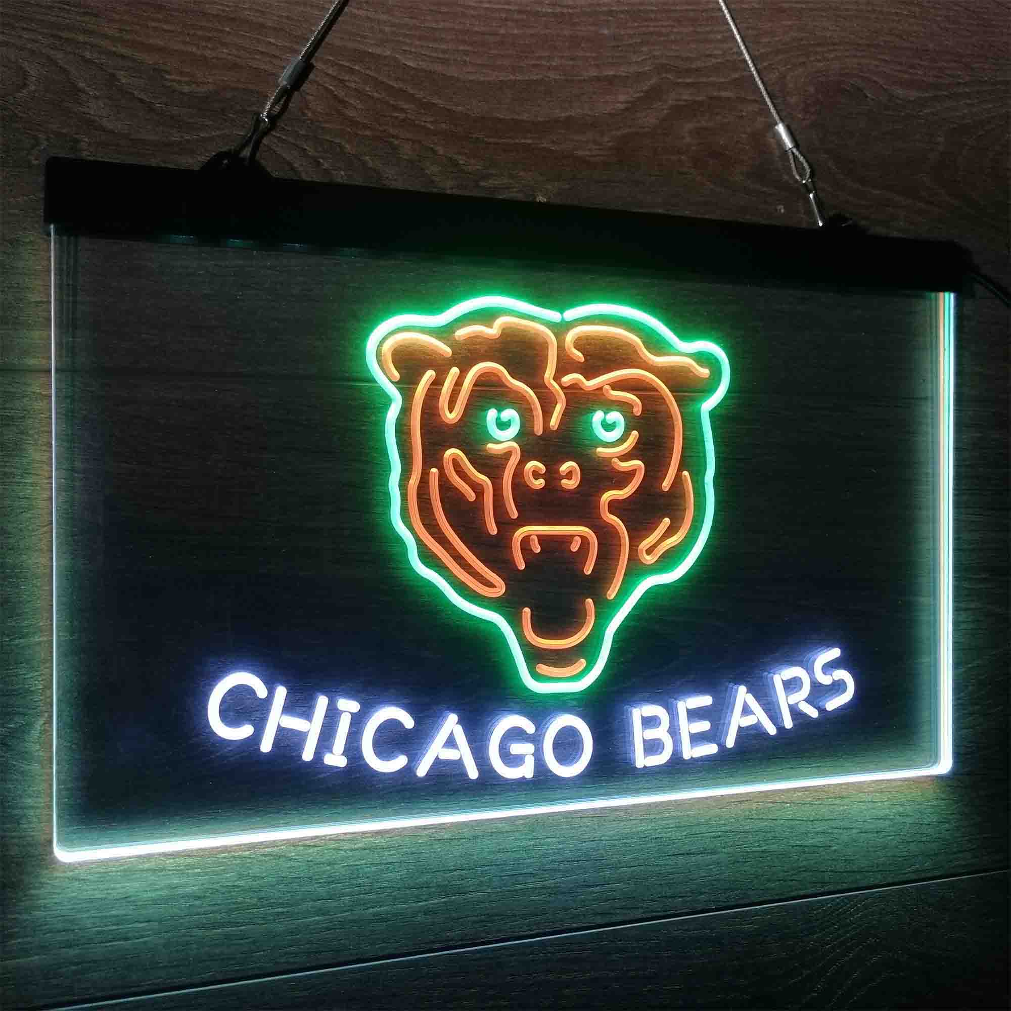 CHI Team Bears Club Neon LED Sign 3 Colors