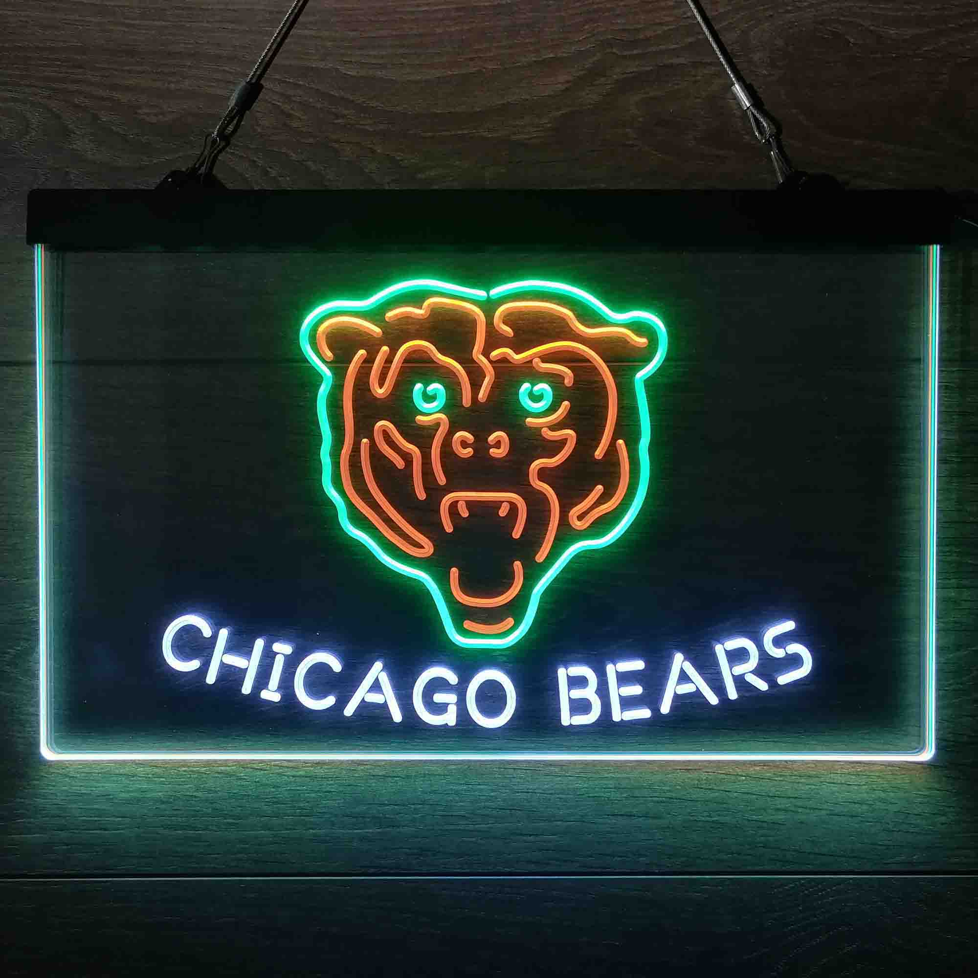 Chicago Bears  Neon 3-Color LED Light Sign