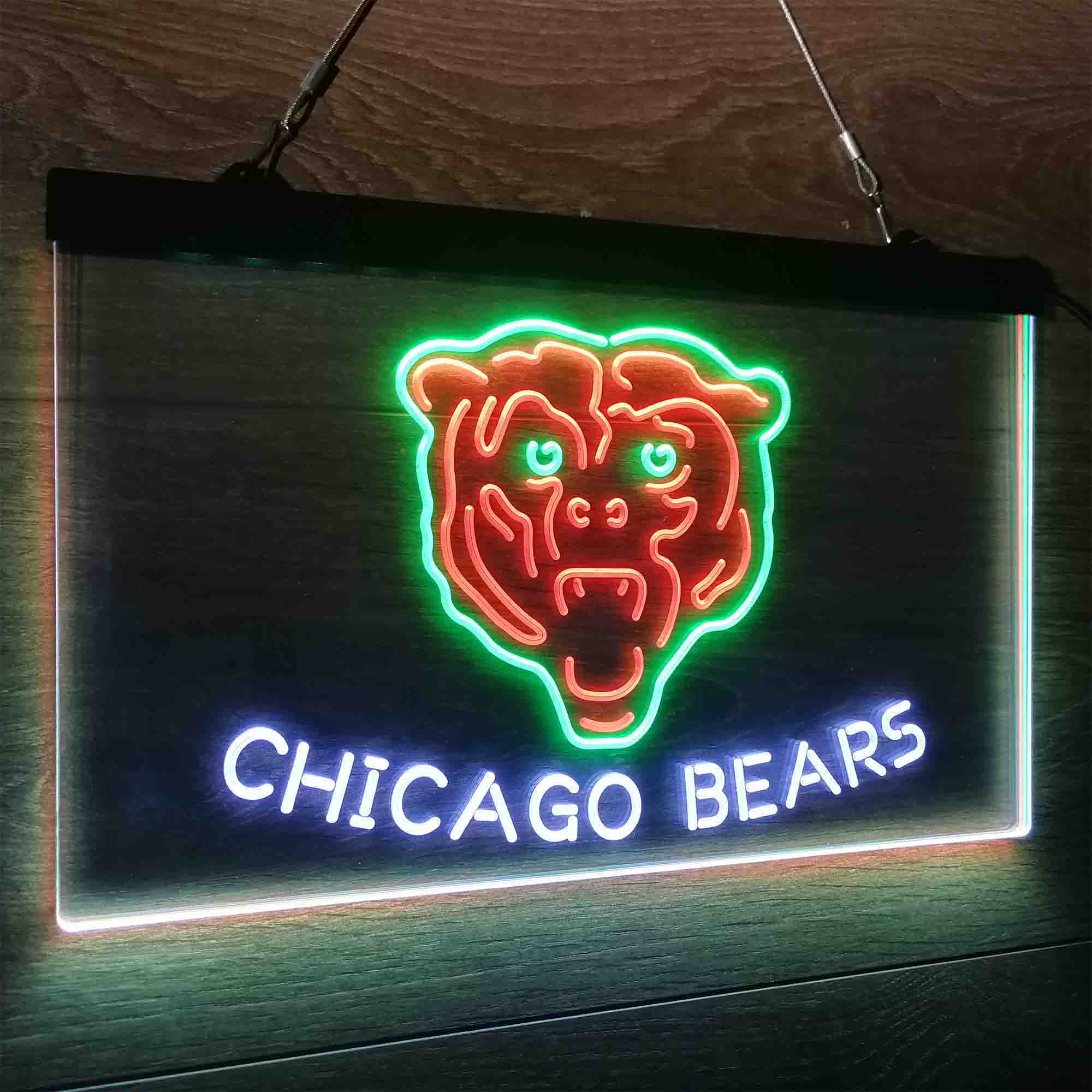 CHI Team Bears Club Neon LED Sign 3 Colors