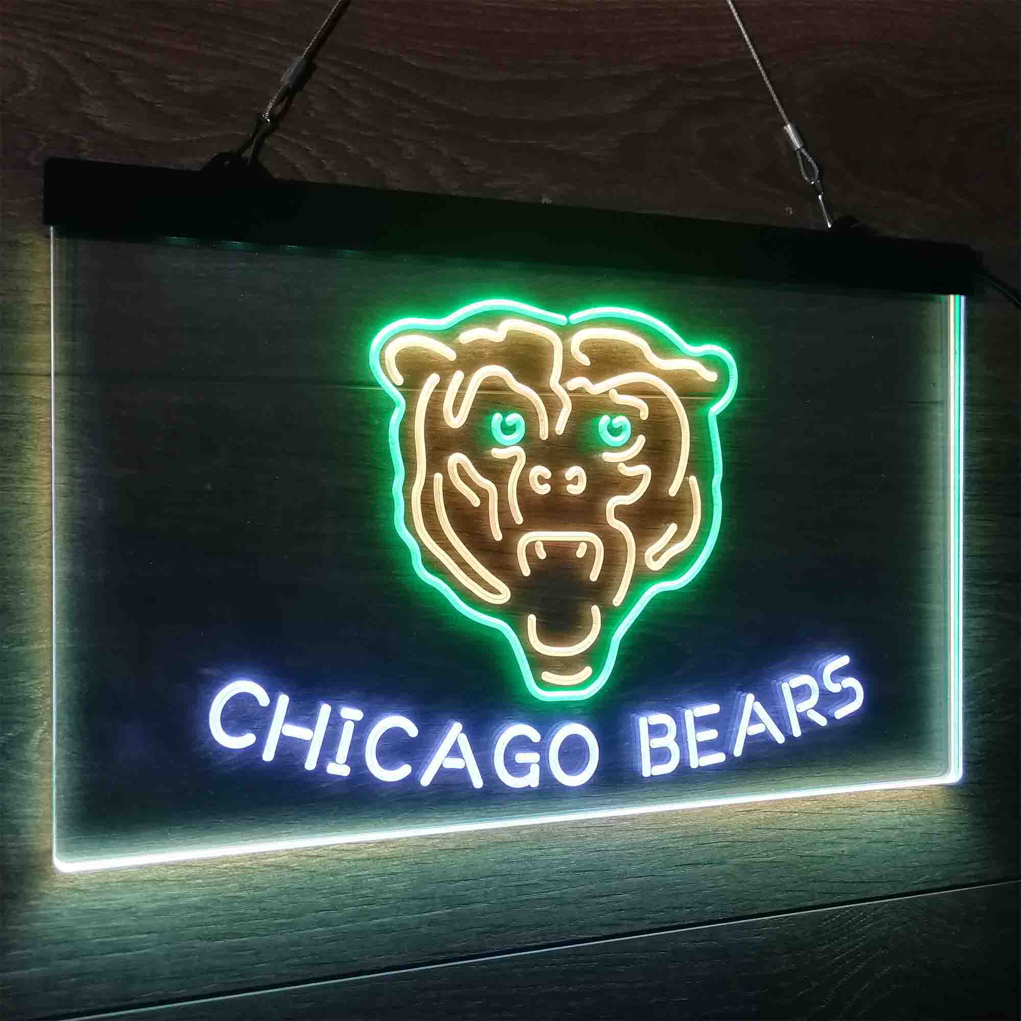 CHI Team Bears Club Neon LED Sign 3 Colors