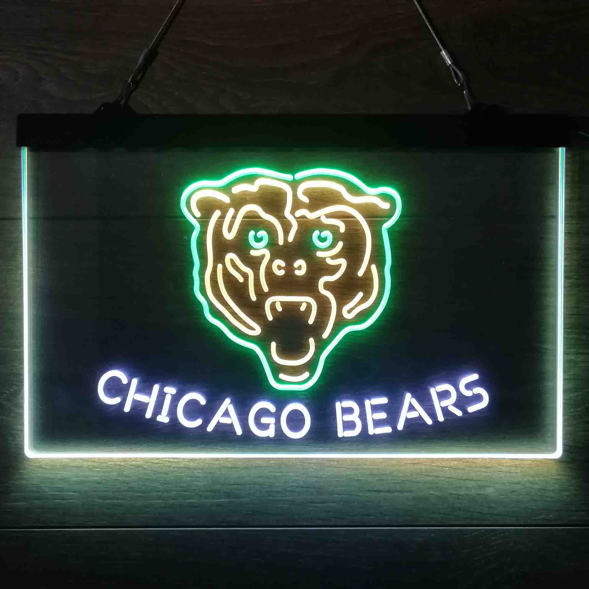 Chicago Bears  Neon 3-Color LED Light Sign