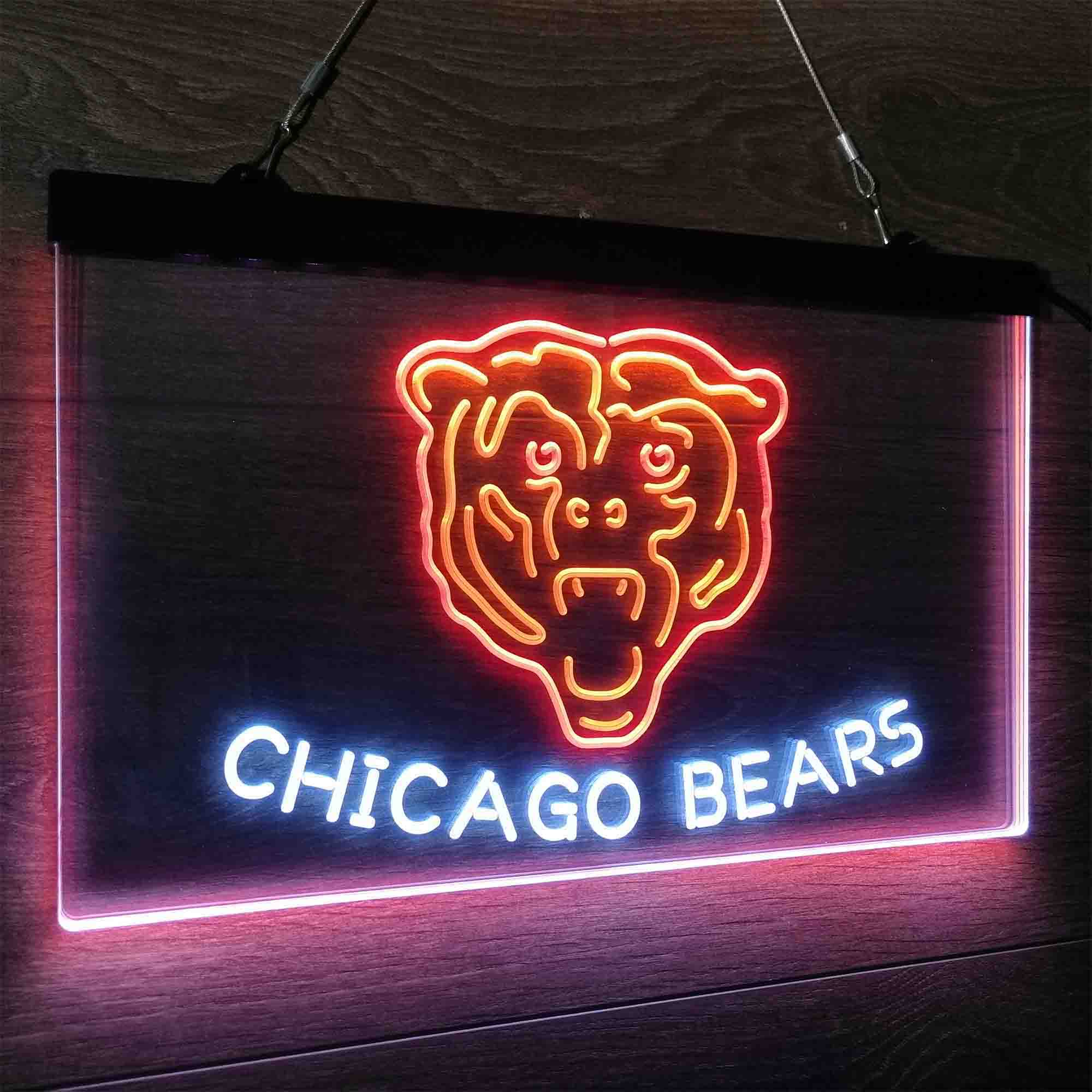 CHI Team Bears Club Neon LED Sign 3 Colors