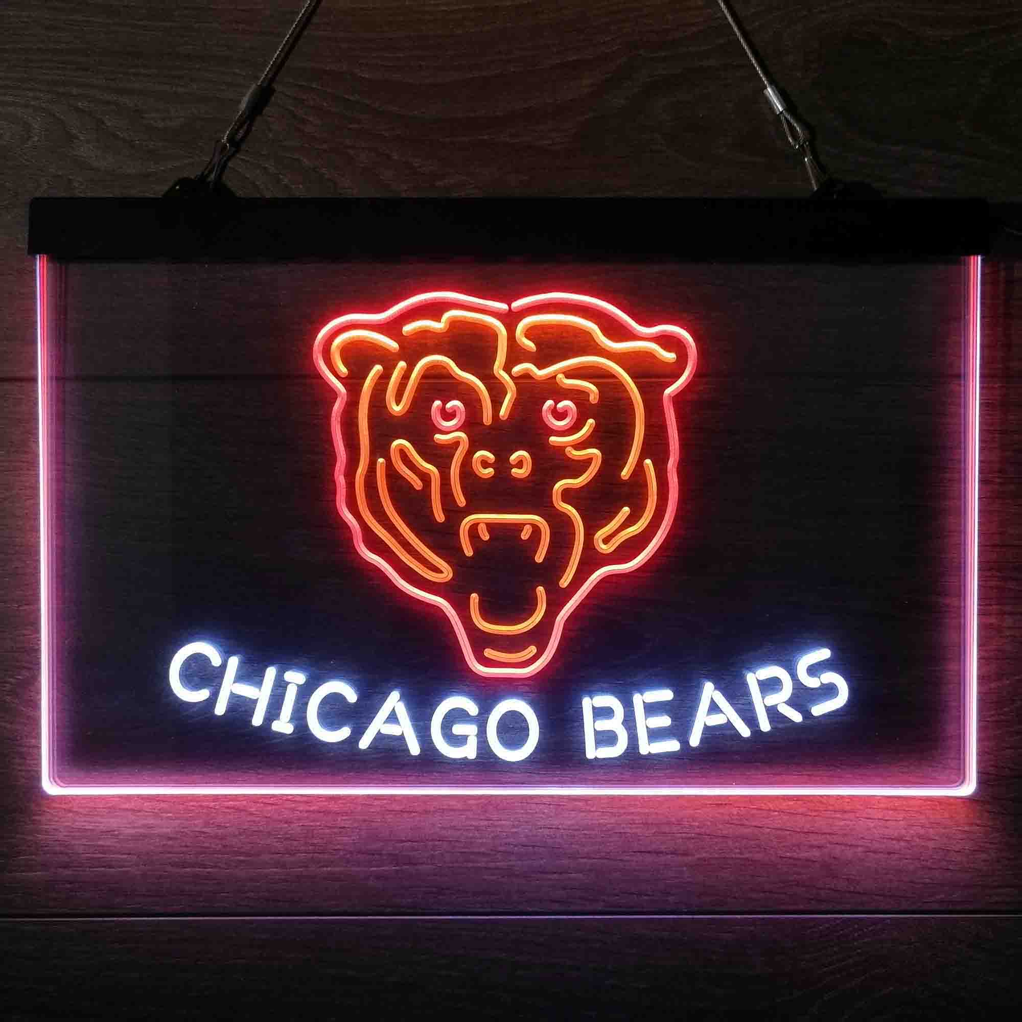 Chicago Bears  Neon 3-Color LED Light Sign