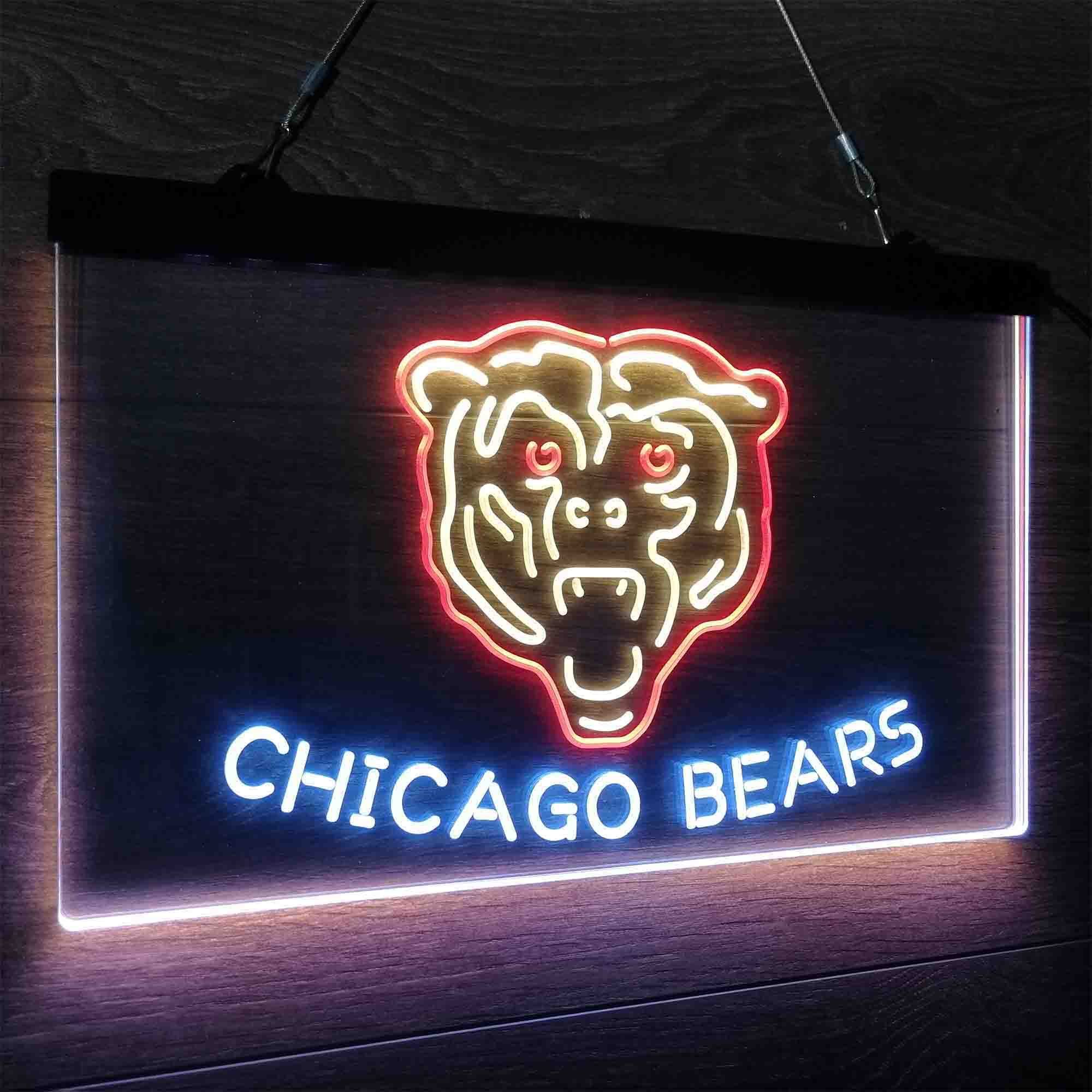 CHI Team Bears Club Neon LED Sign 3 Colors