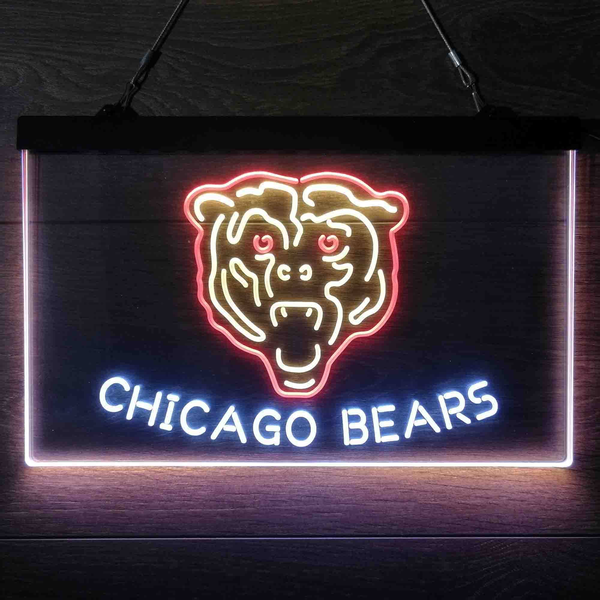 Chicago Bears  Neon 3-Color LED Light Sign