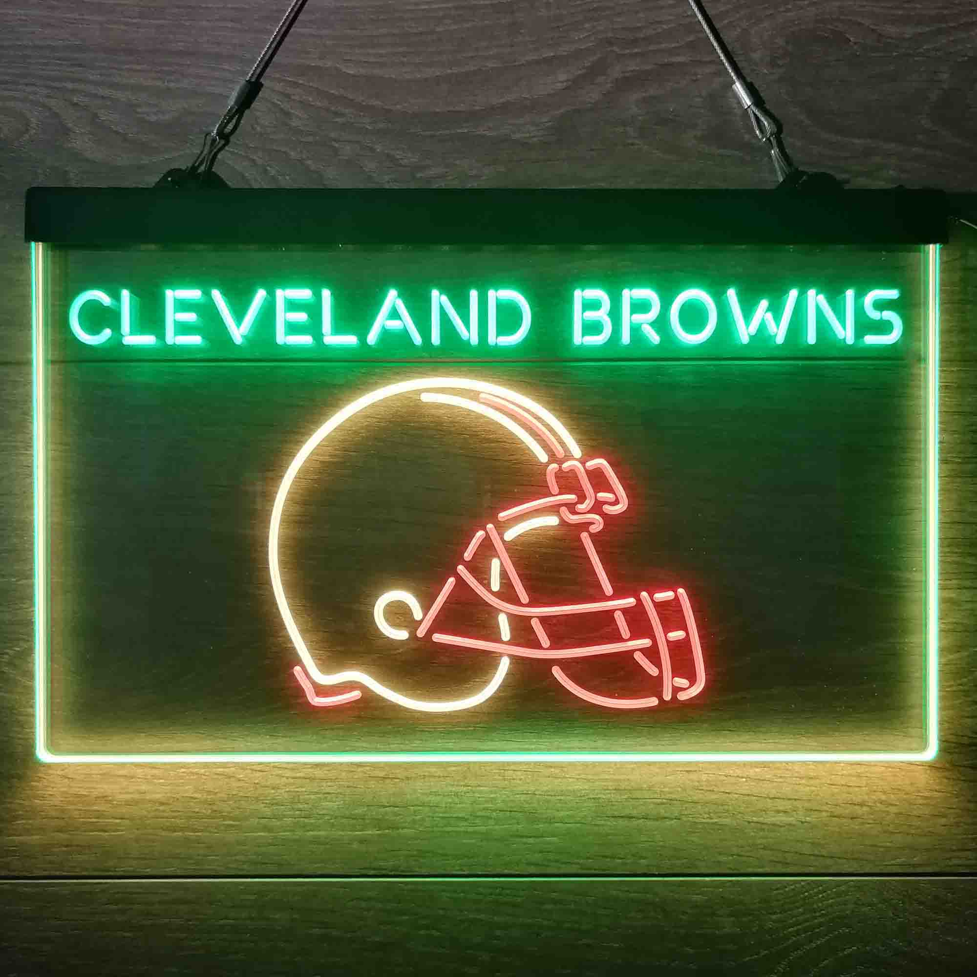 Cleveland Browns  Neon 3-Color Led Light Sign