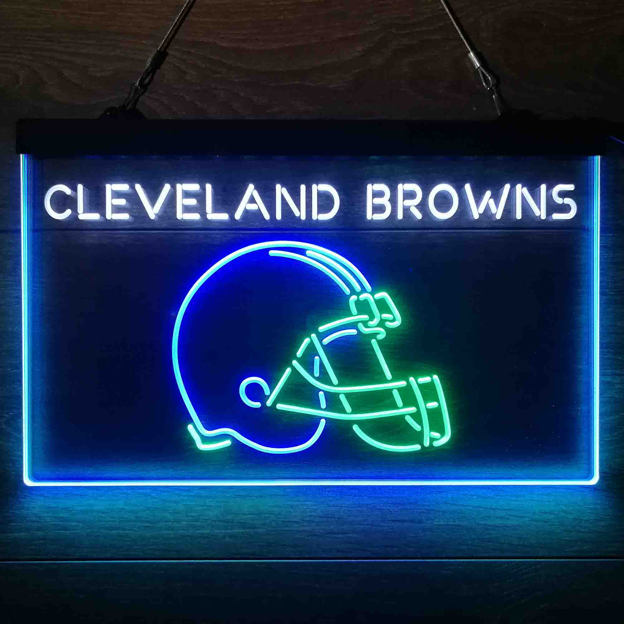 Cleveland Browns  Neon 3-Color Led Light Sign