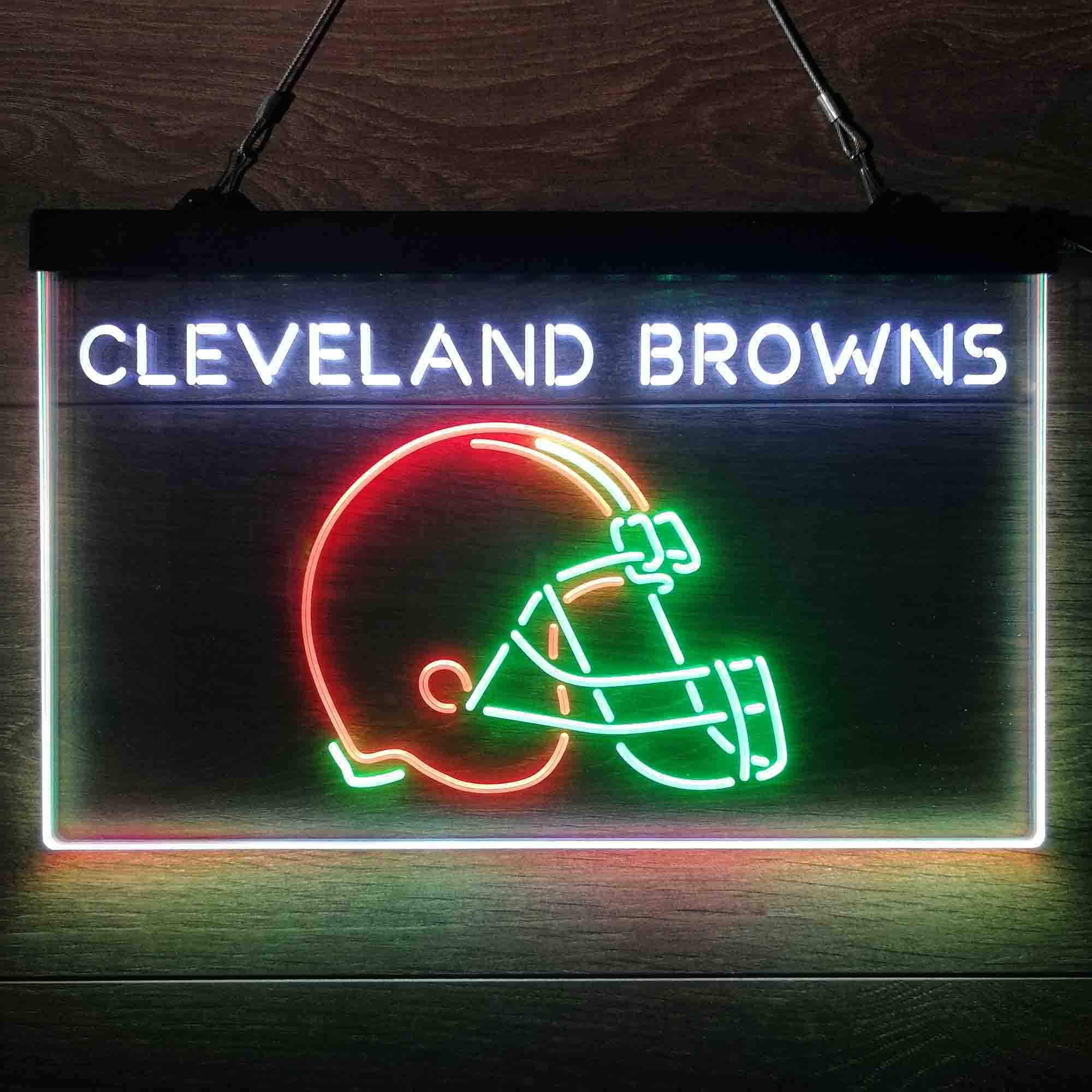 Cleveland Browns  Neon 3-Color Led Light Sign