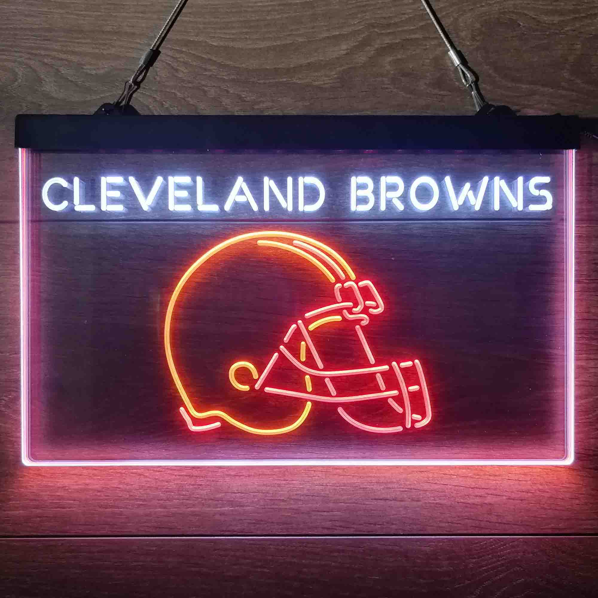 Cleveland Browns  Neon 3-Color Led Light Sign