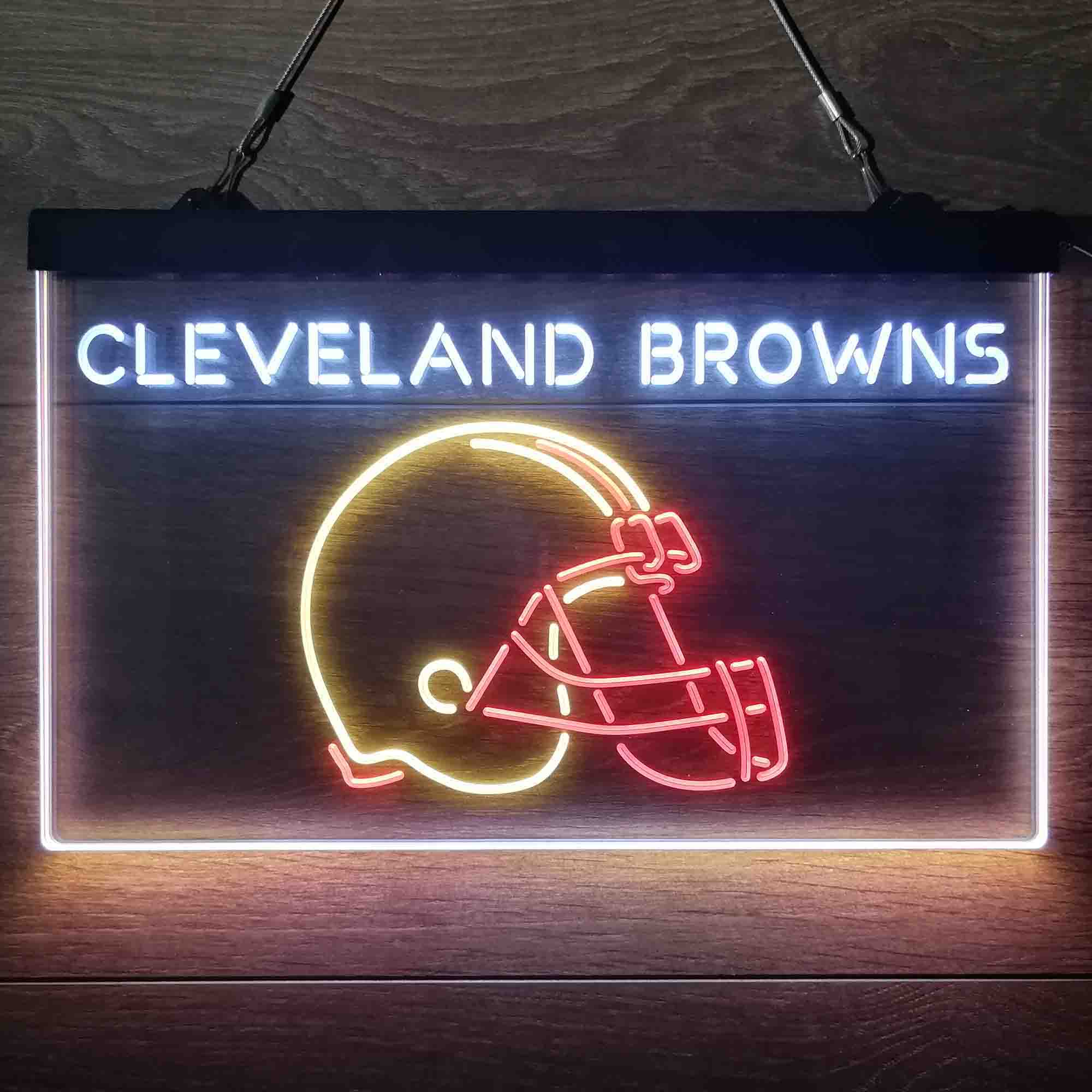 Cleveland Browns  Neon 3-Color Led Light Sign