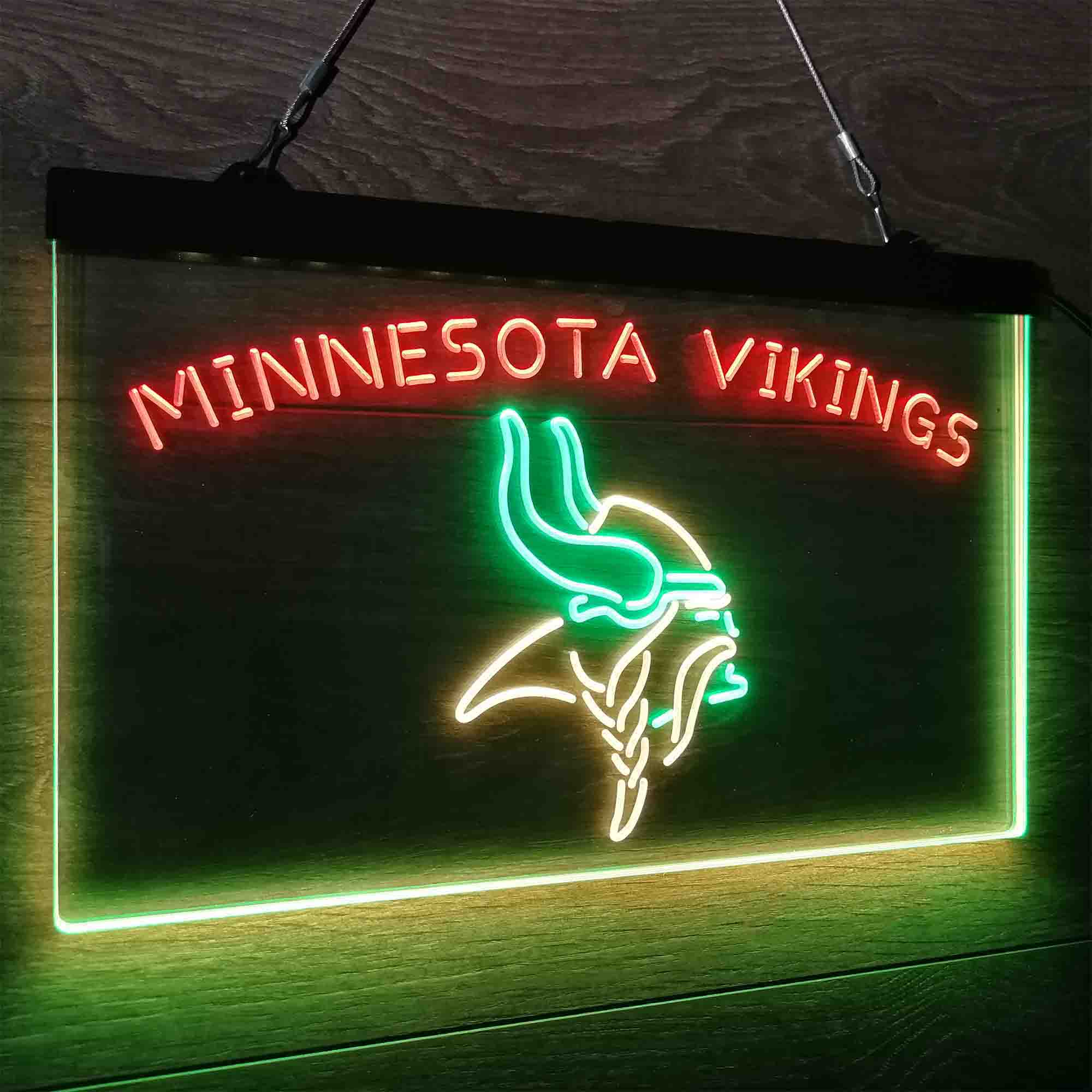 Minnesotas Viking Club Neon LED Sign 3 Colors