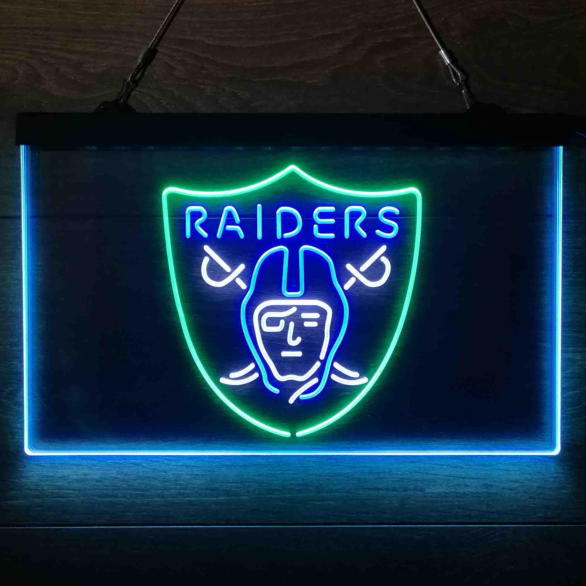 Las Vegas Raiders Neon 3-Color Led Light Sign