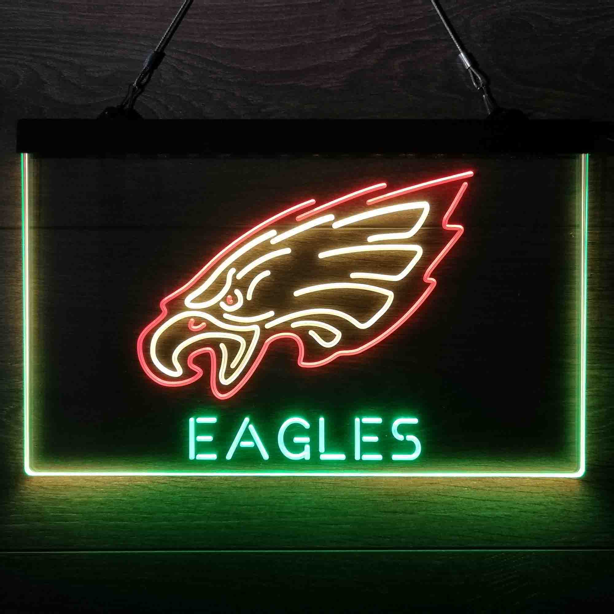 Philadelphia Eagles Neon 3-Color LED Sign