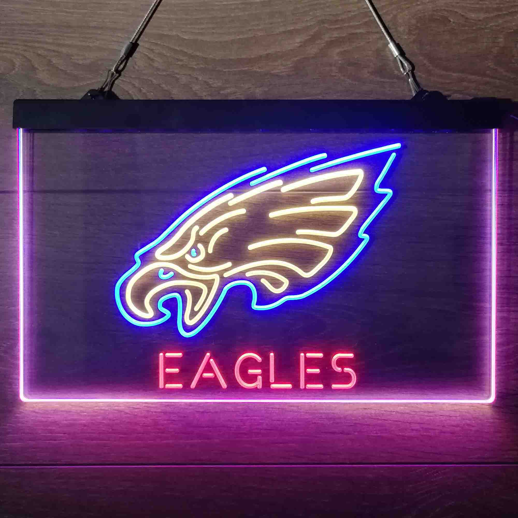 Philadelphia Eagles Neon 3-Color LED Sign