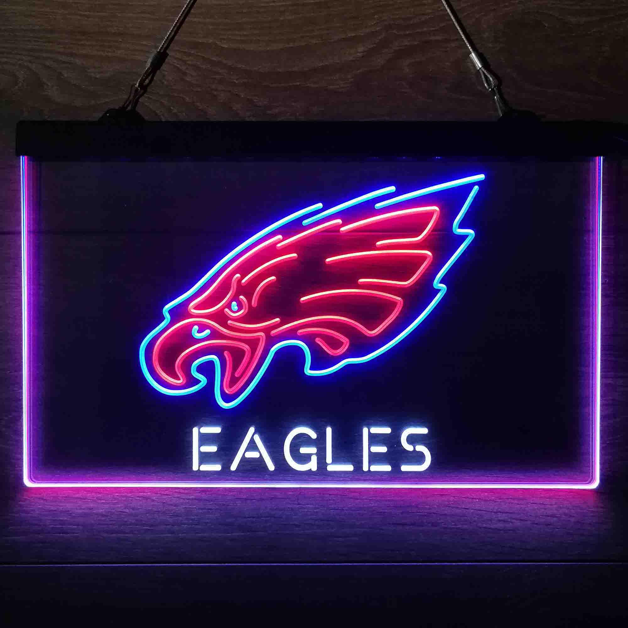 Philadelphia Eagles Neon 3-Color LED Sign