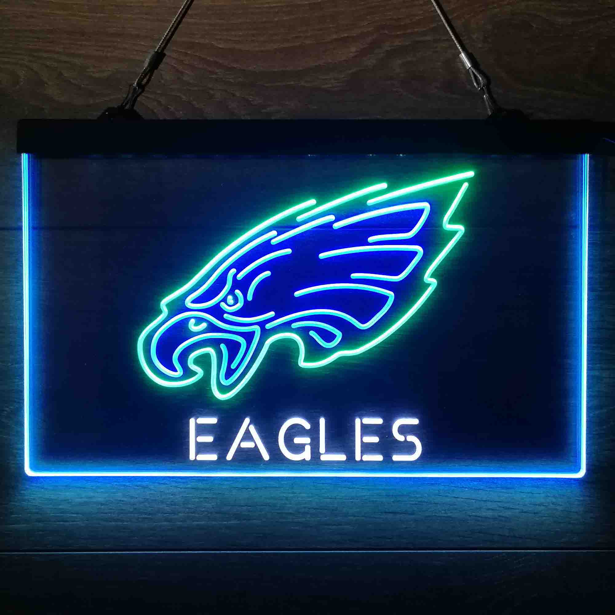 Philadelphia Eagles Neon 3-Color LED Sign