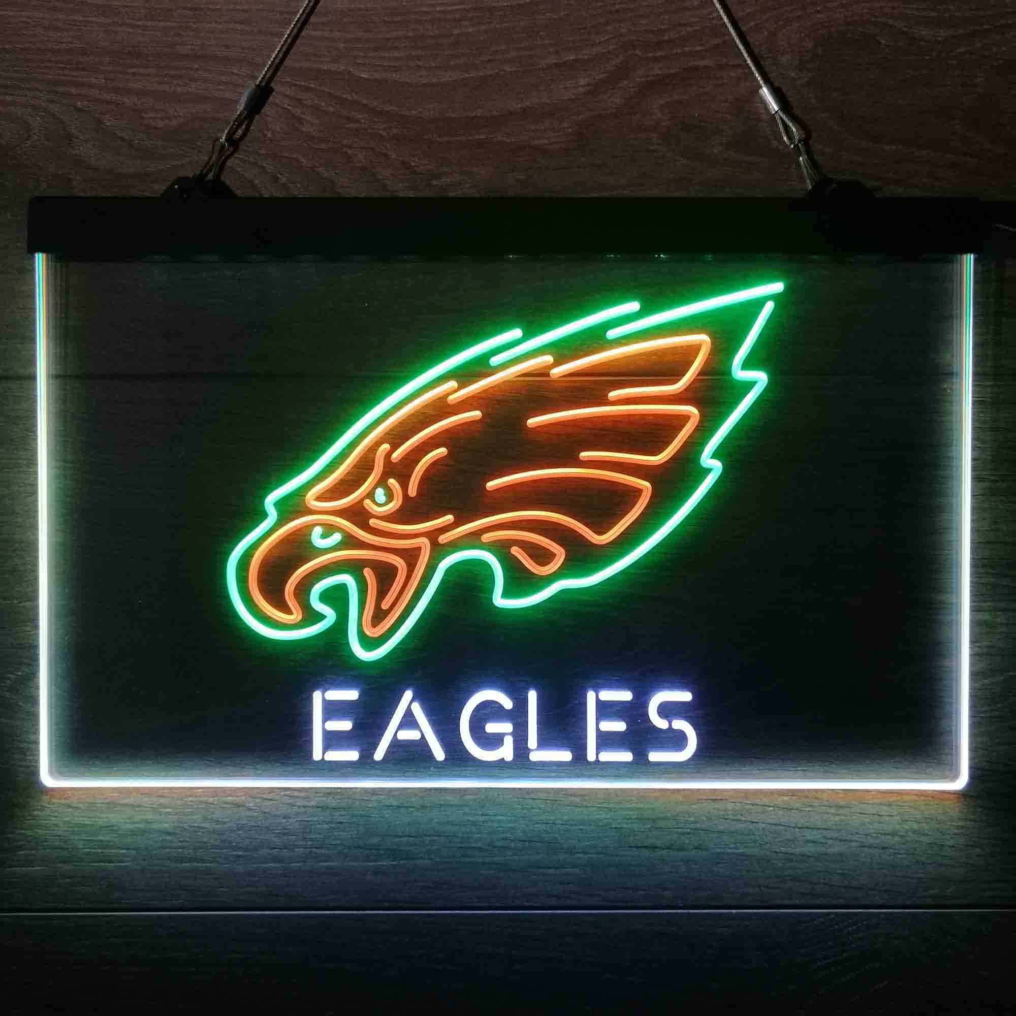 Philadelphia Eagles Neon 3-Color LED Sign