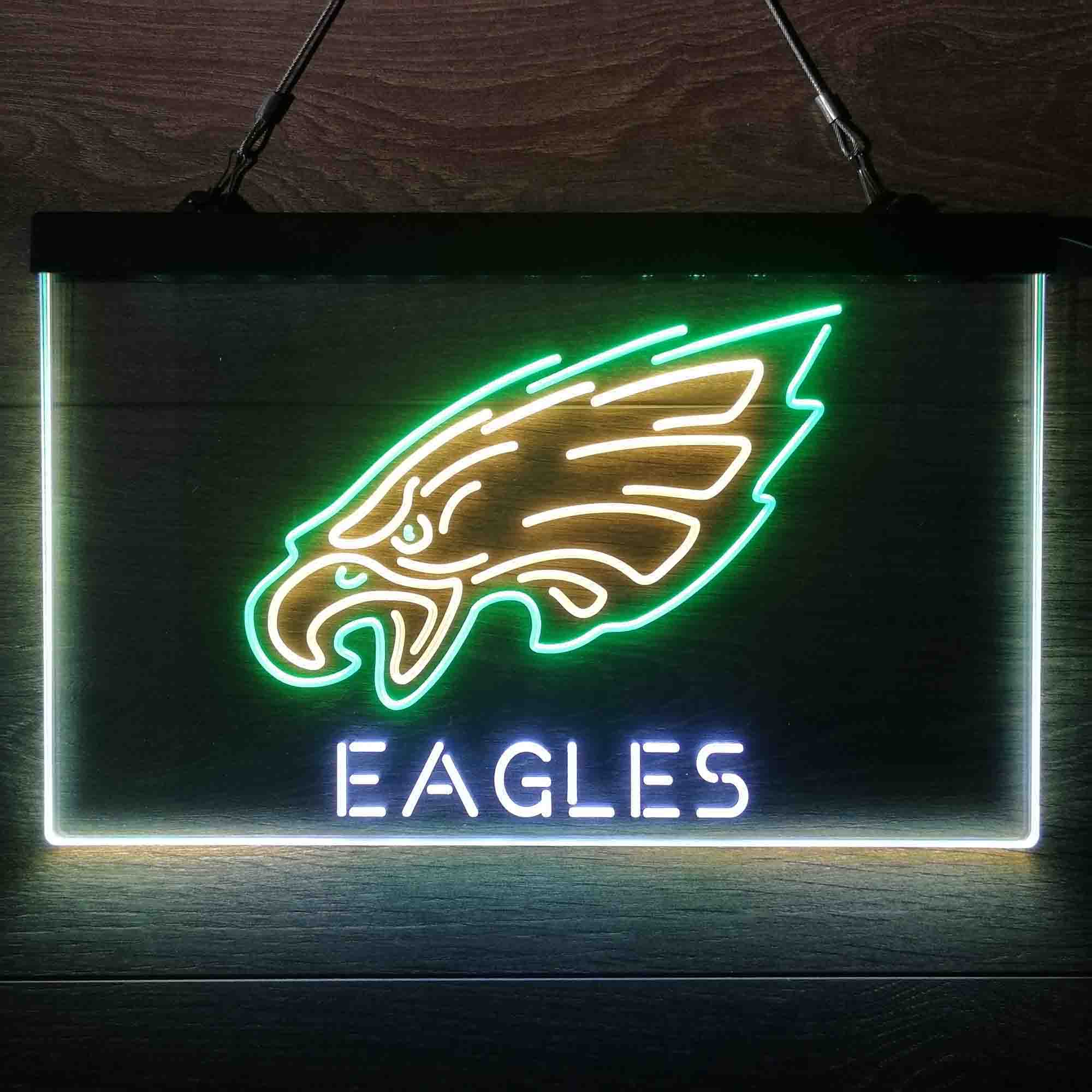 Philadelphia Eagles Neon 3-Color LED Sign