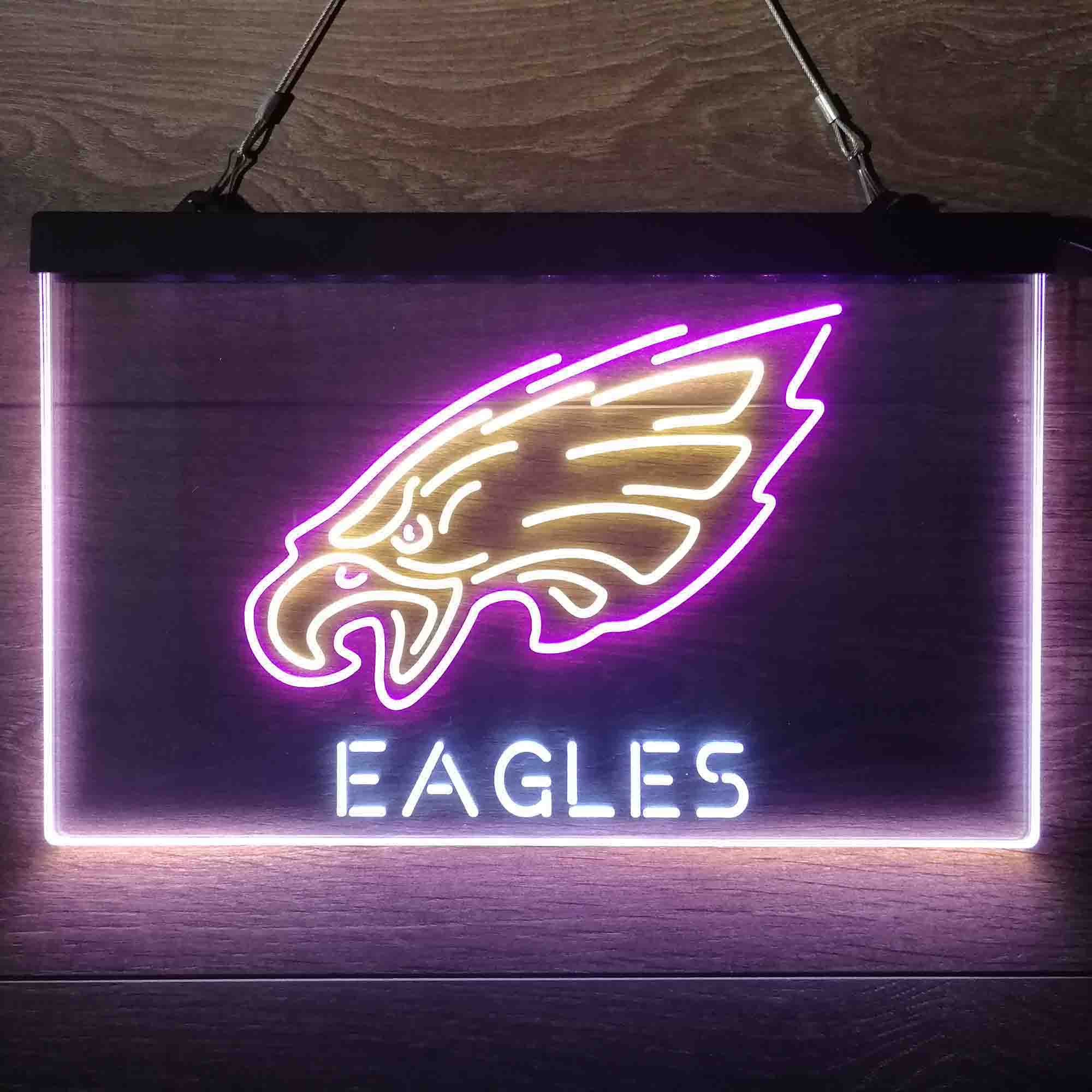 Philadelphia Eagles Neon 3-Color LED Sign